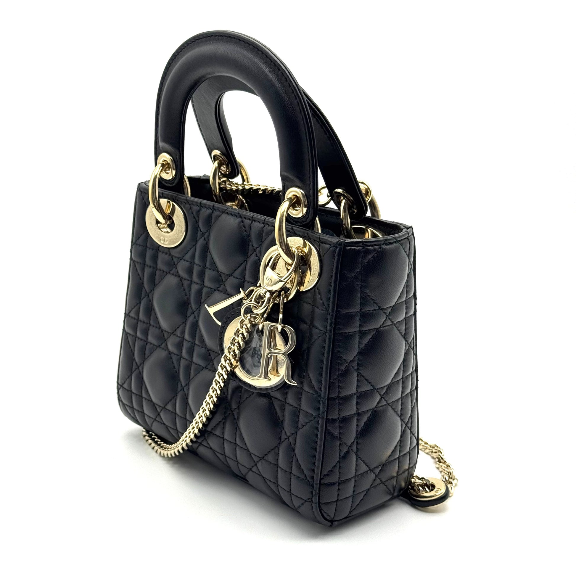 Dior Lady Dior Leather Black JG010-019500328045 - view 5