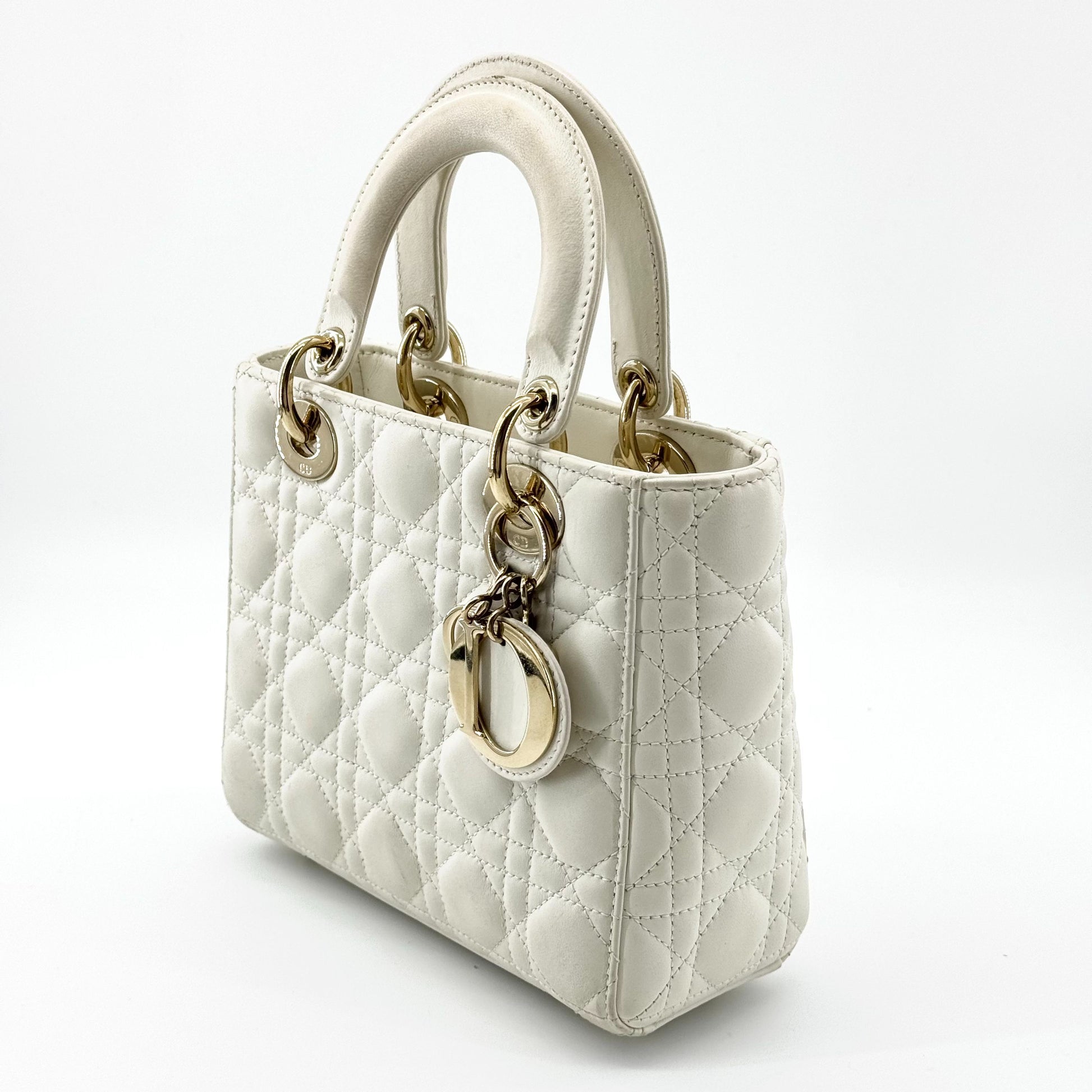 Dior Lady Dior Leather White JG010-016000328082 - view 11