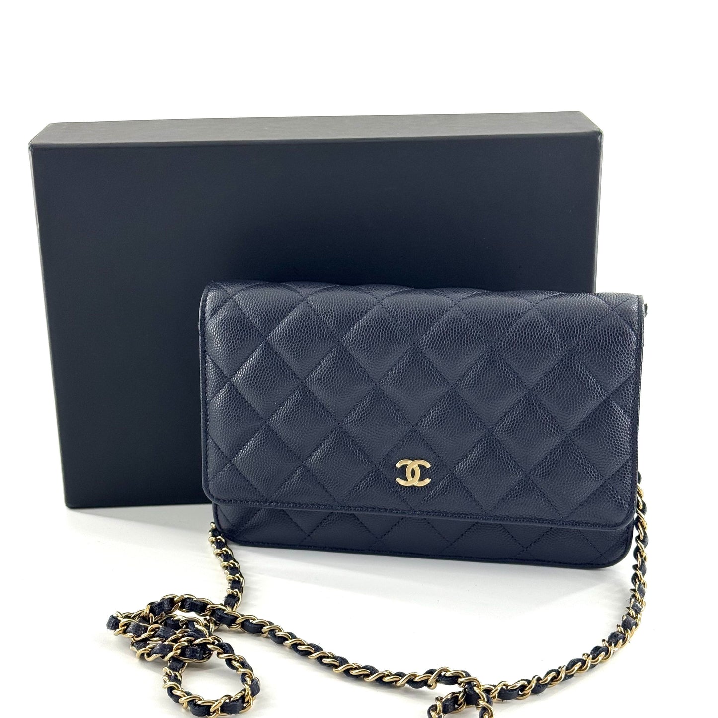 Chanel WOC Leather Navy JG010-016000328067 - view 13