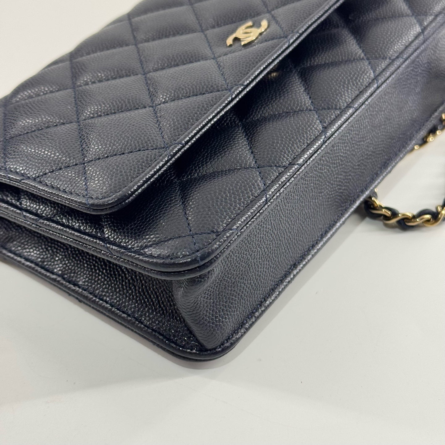 Chanel WOC Leather Navy JG010-016000328067 - view 11