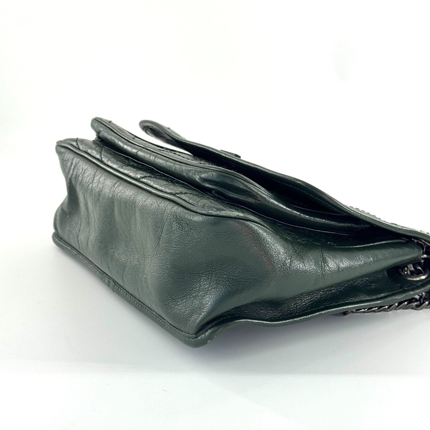 Saint Laurent Niki Leather Green JG010-009000328077 - view 2