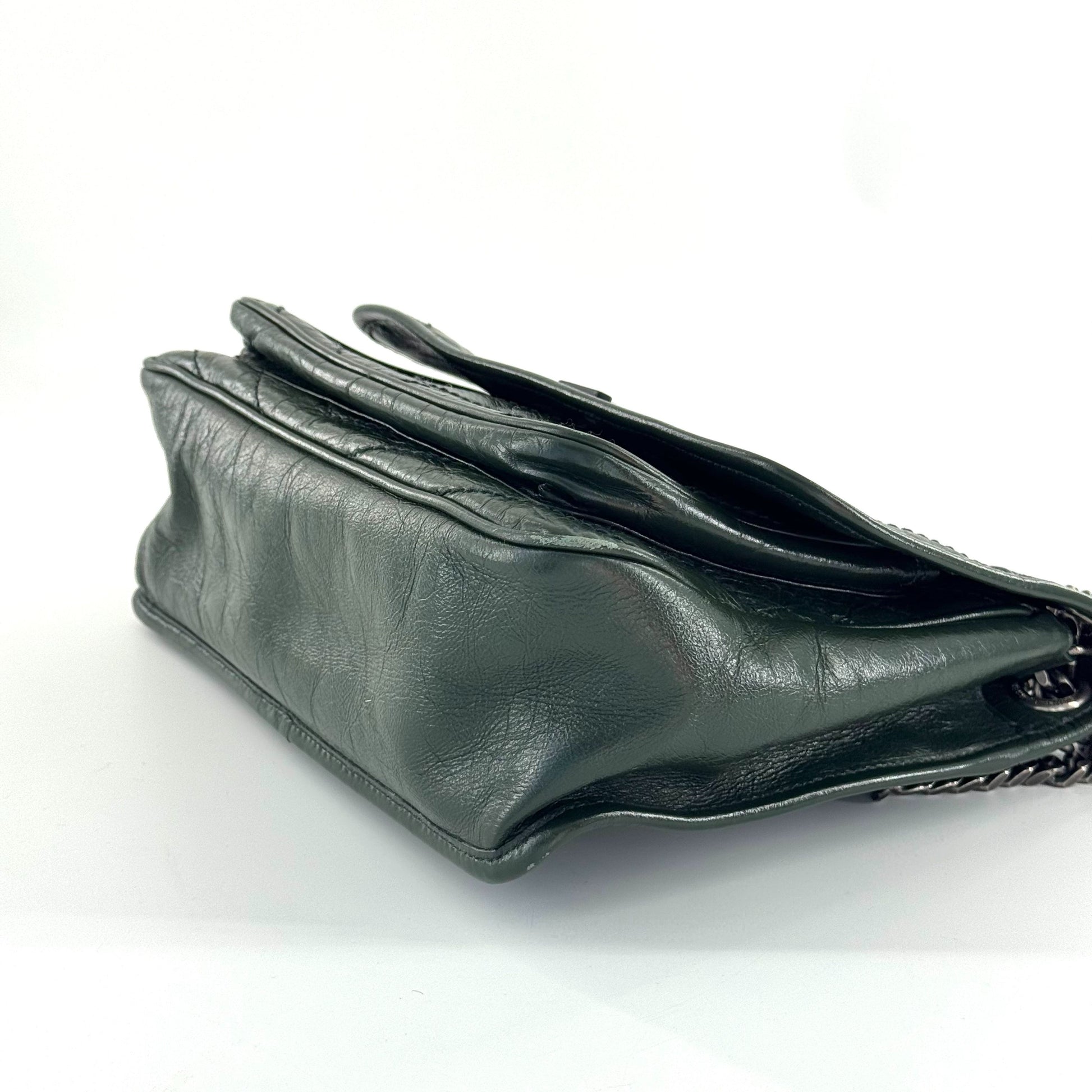 Saint Laurent Niki Leather Green JG010-009000328077 - view 2