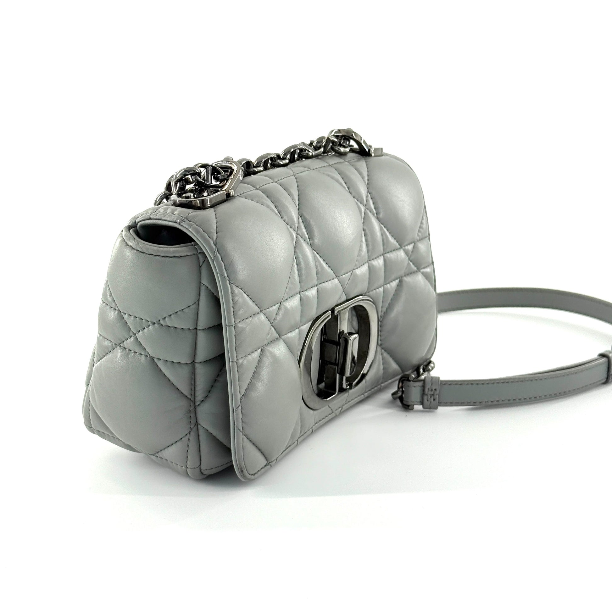 Dior Caro Leather Grey JG010-009000328089 - view 6
