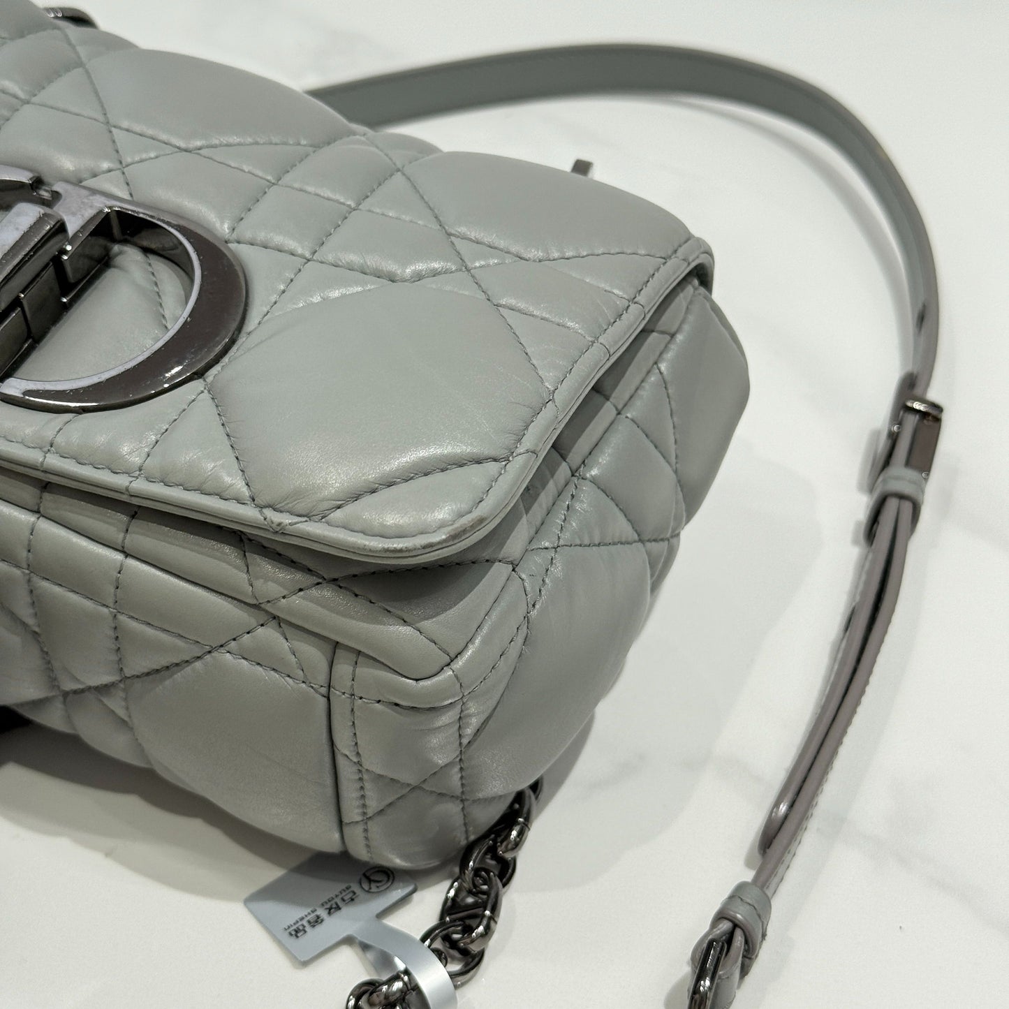 Dior Caro Leather Grey JG010-009000328089 - view 7