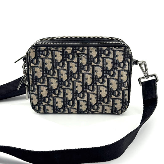Dior Double Zipper Box Bag Cloth Multicolour JG010-004700328064 - view 1