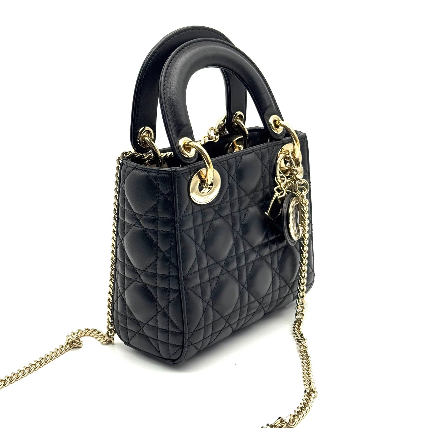 Dior Lady Dior Leather Black JG010-019500328045 - view 12