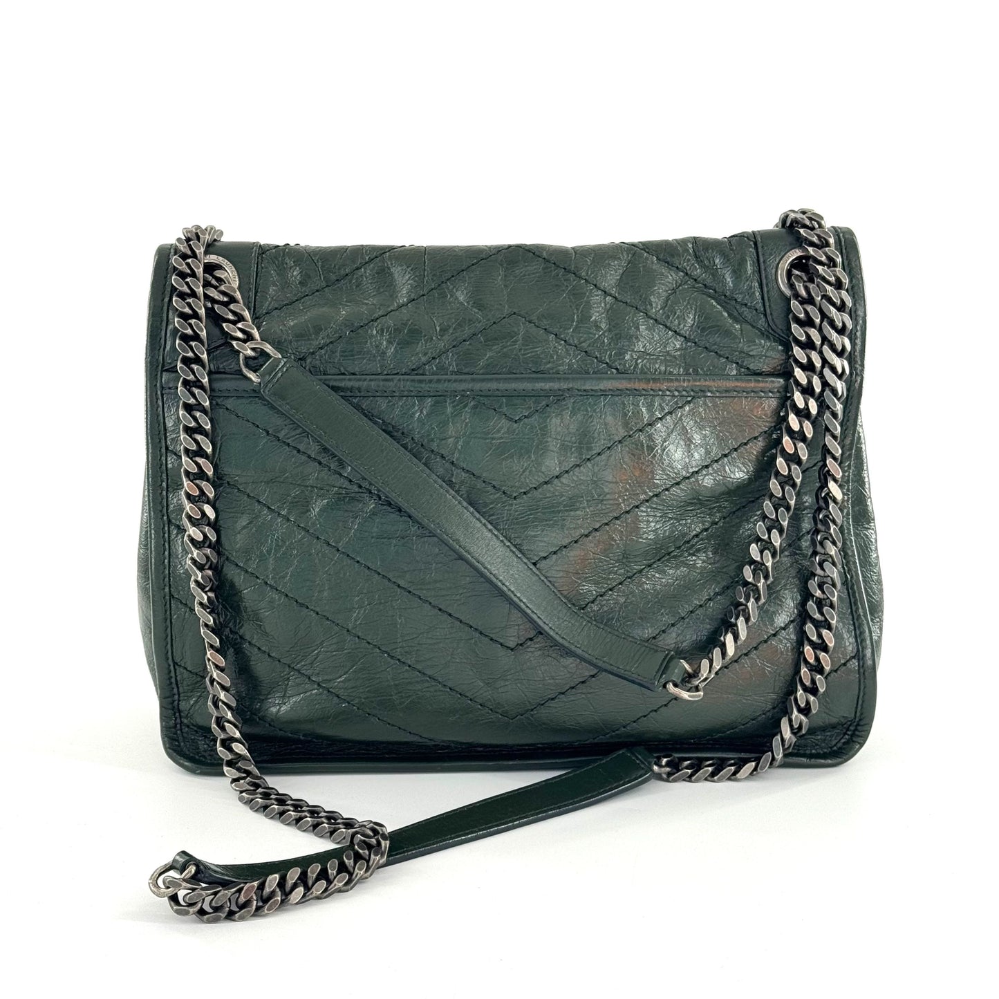 Saint Laurent Niki Leather Green JG010-009000328077 - view 7