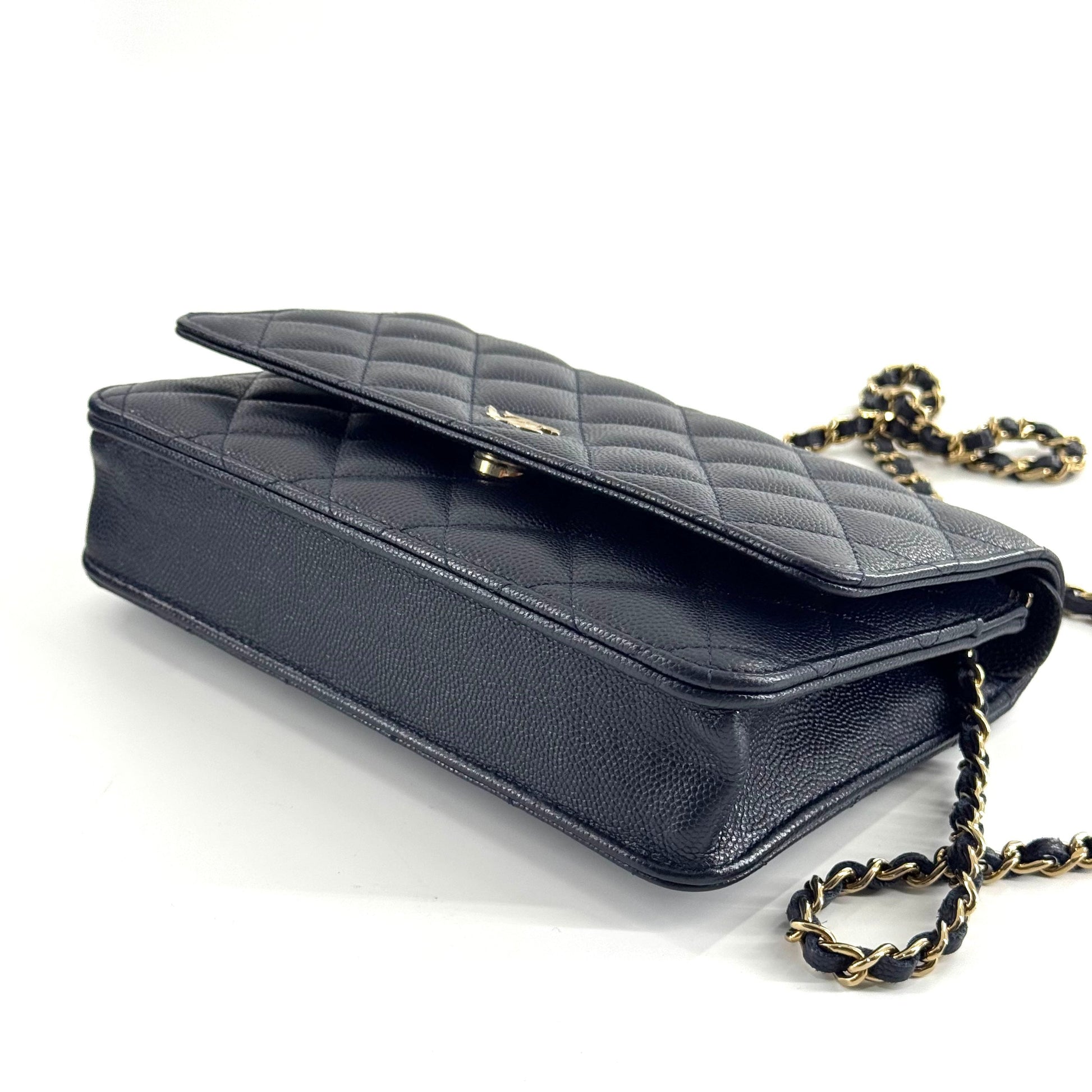 Chanel WOC Leather Navy JG010-016000328067 - view 8