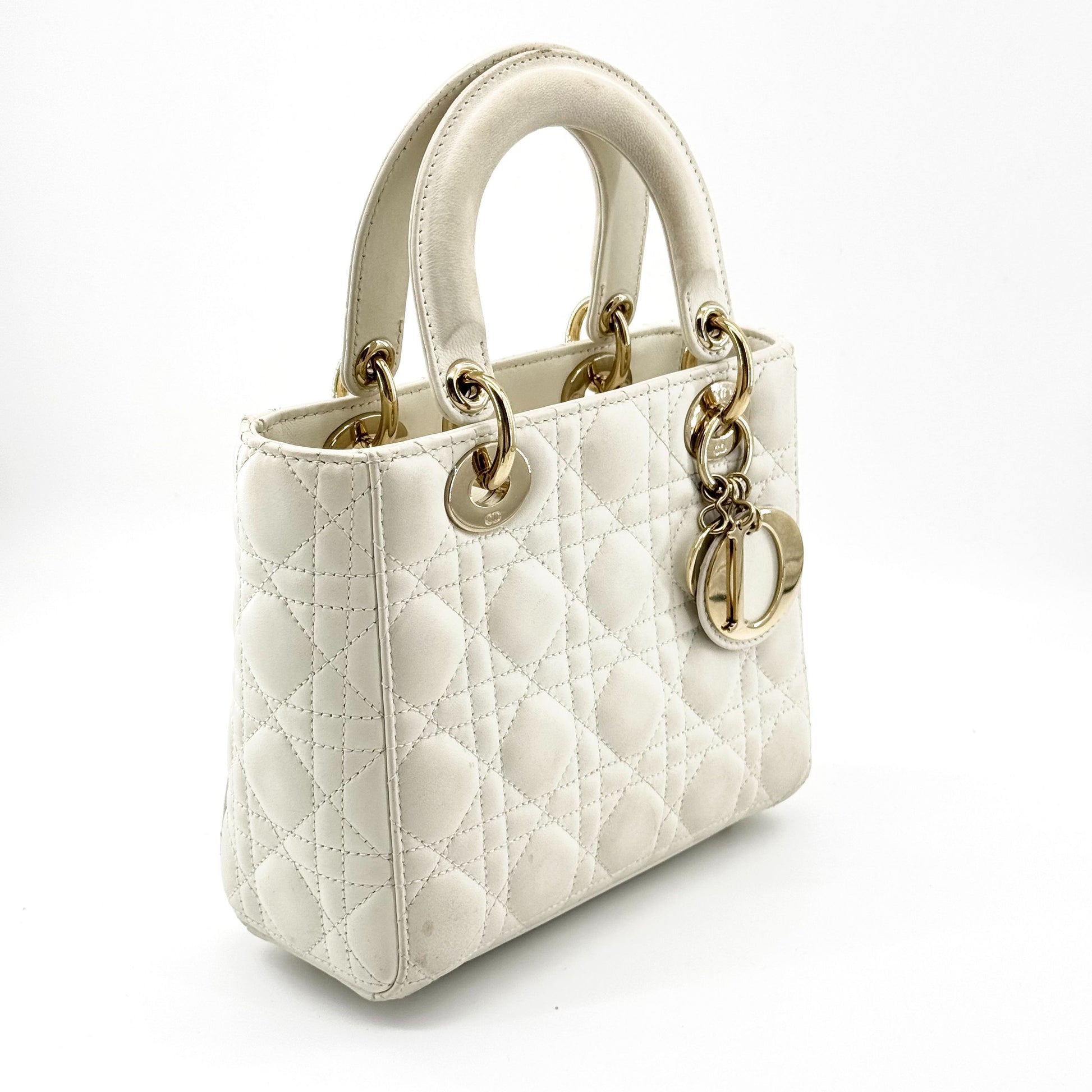 Dior Lady Dior Leather White JG010-016000328082 - view 13