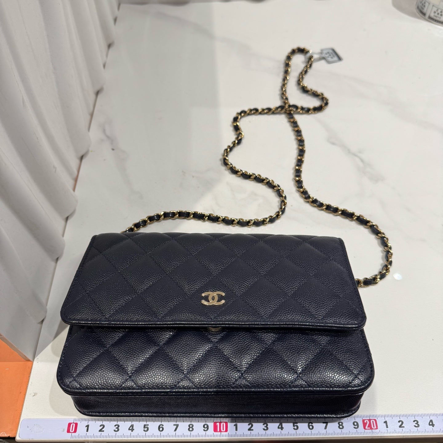 Chanel WOC Leather Navy JG010-016000328067 - view 15