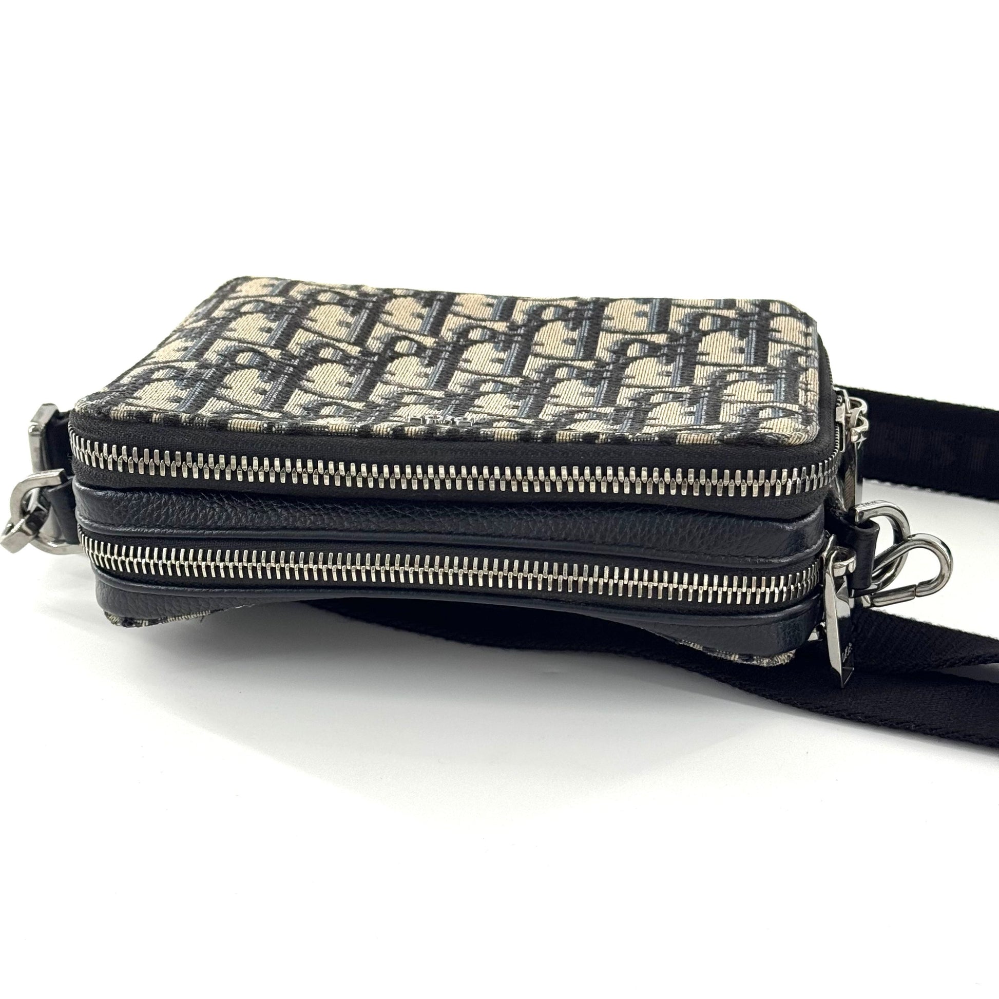 Dior Double Zipper Box Bag Cloth Multicolour JG010-004700328064 - view 7