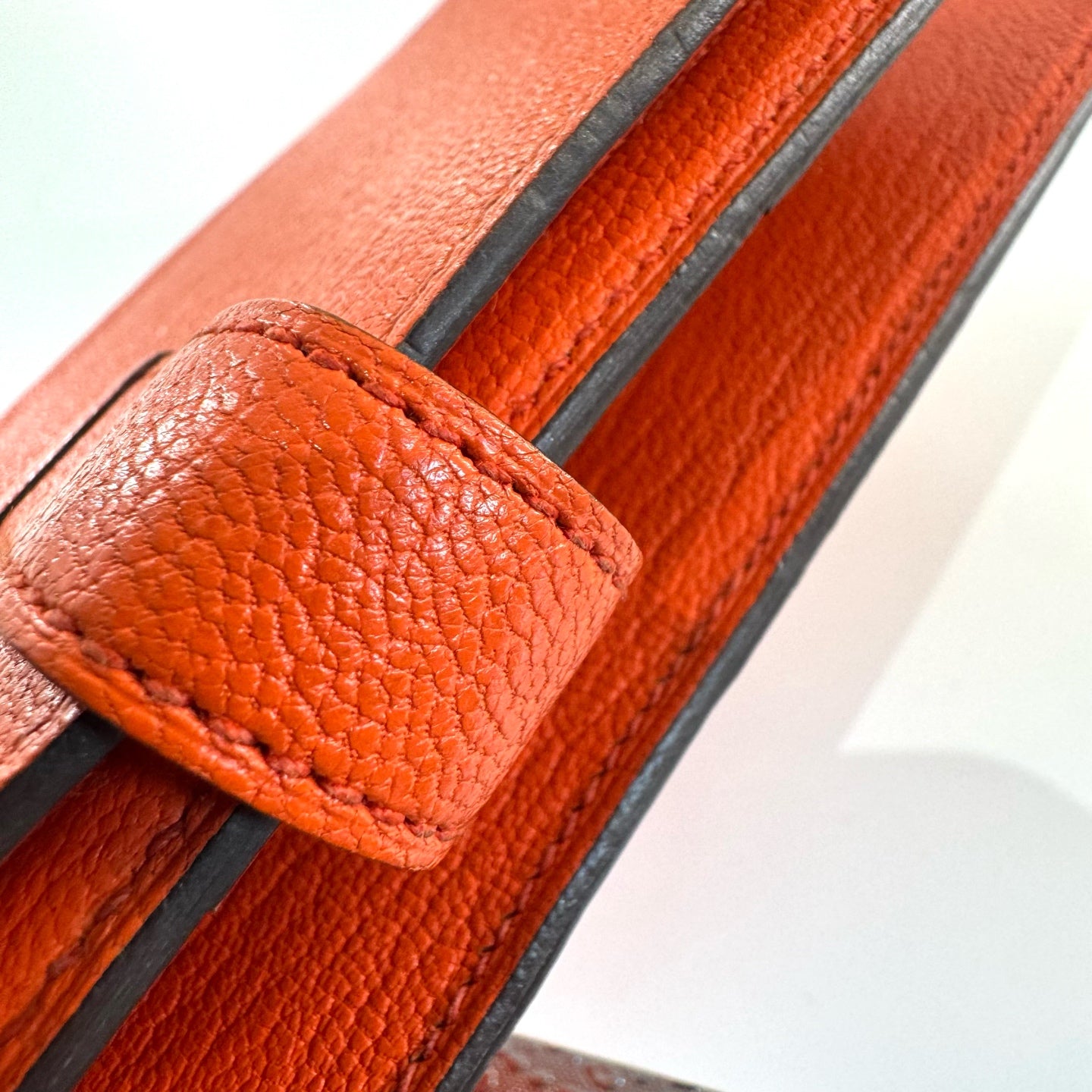 Hermes Wallet Leather Orange JG010-004000328031 - view 2