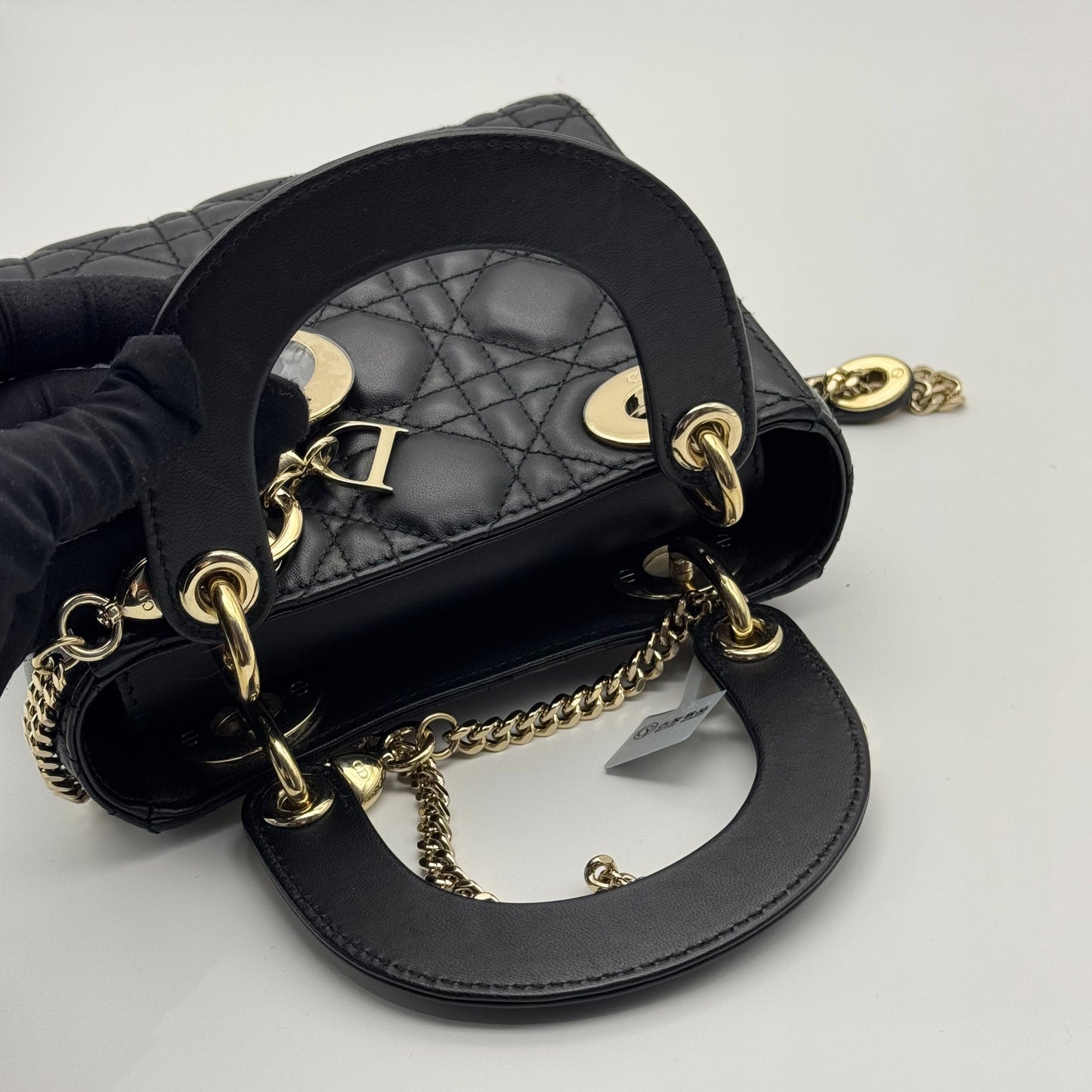 Dior Lady Dior Leather Black JG010-019500328045 - view 13