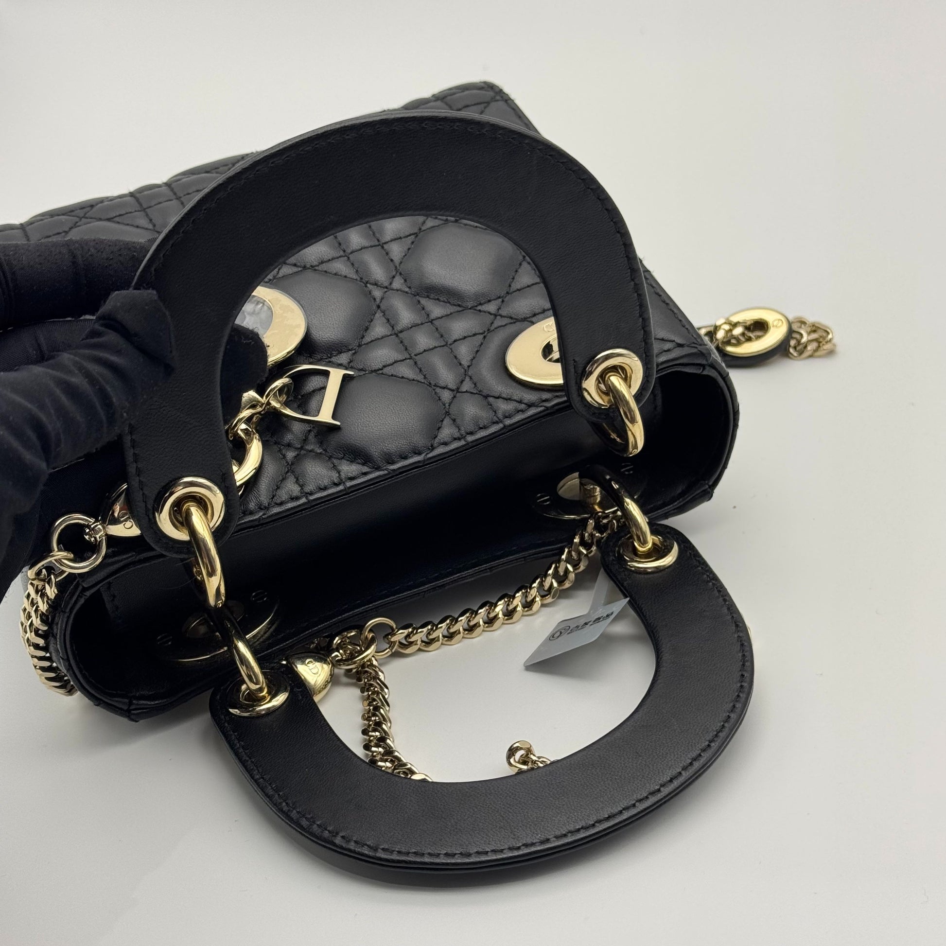Dior Lady Dior Leather Black JG010-019500328045 - view 13