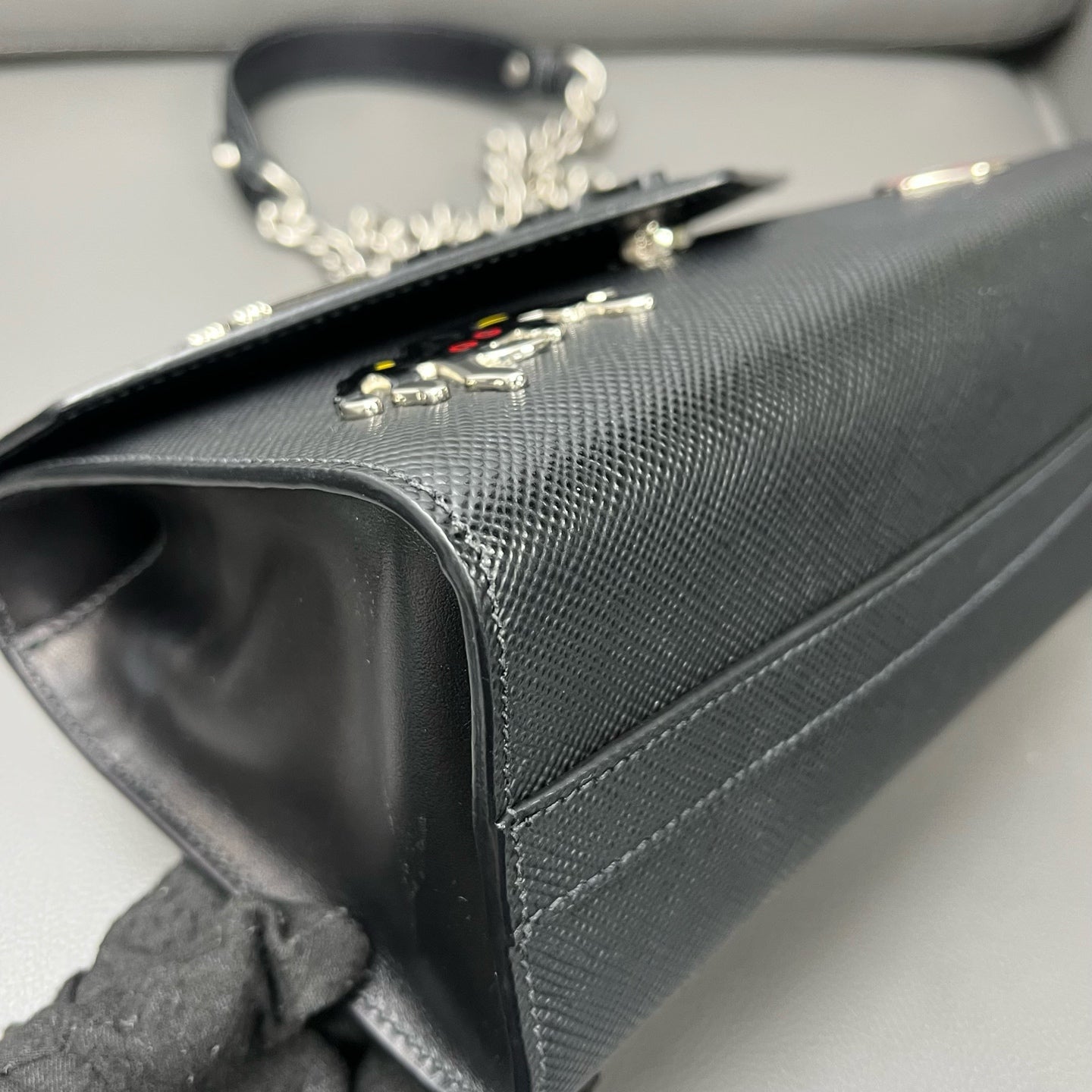 Prada Monochrome Leather Black JG014-005200324150 - view 3