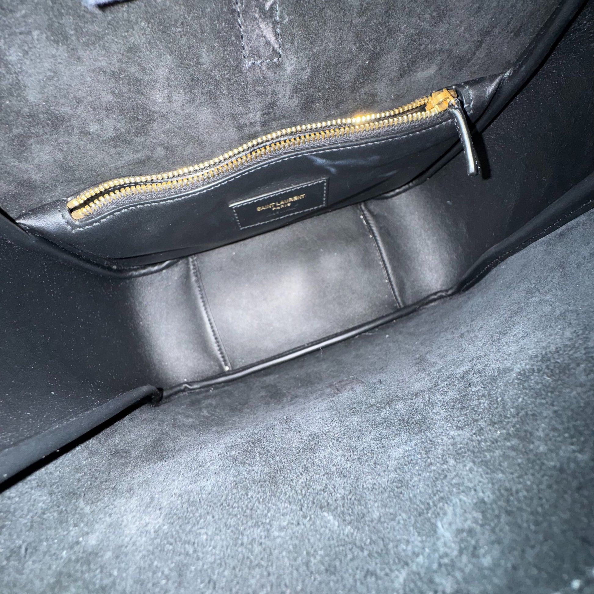 Saint Laurent Hobo Leather Black JG010-011000327017 - view 12