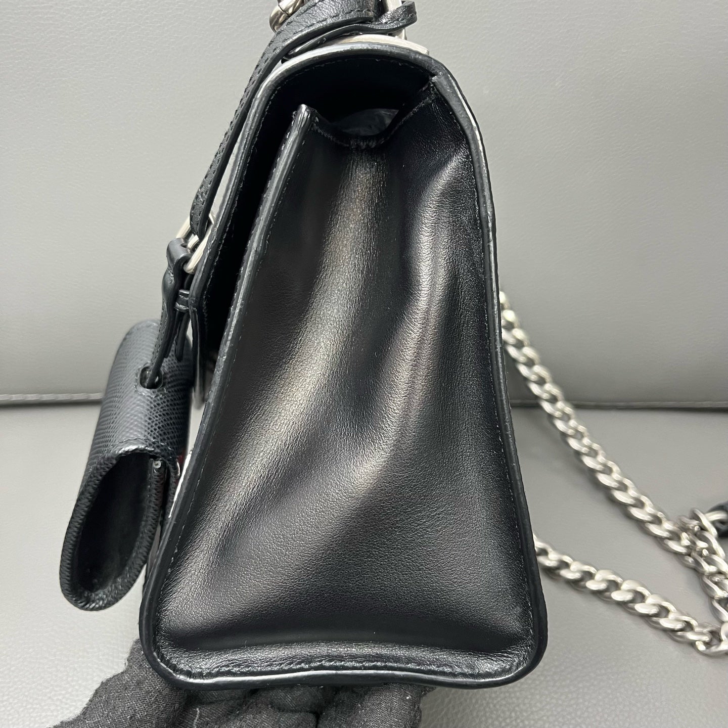 Prada Monochrome Leather Black JG014-005200324150 - view 7