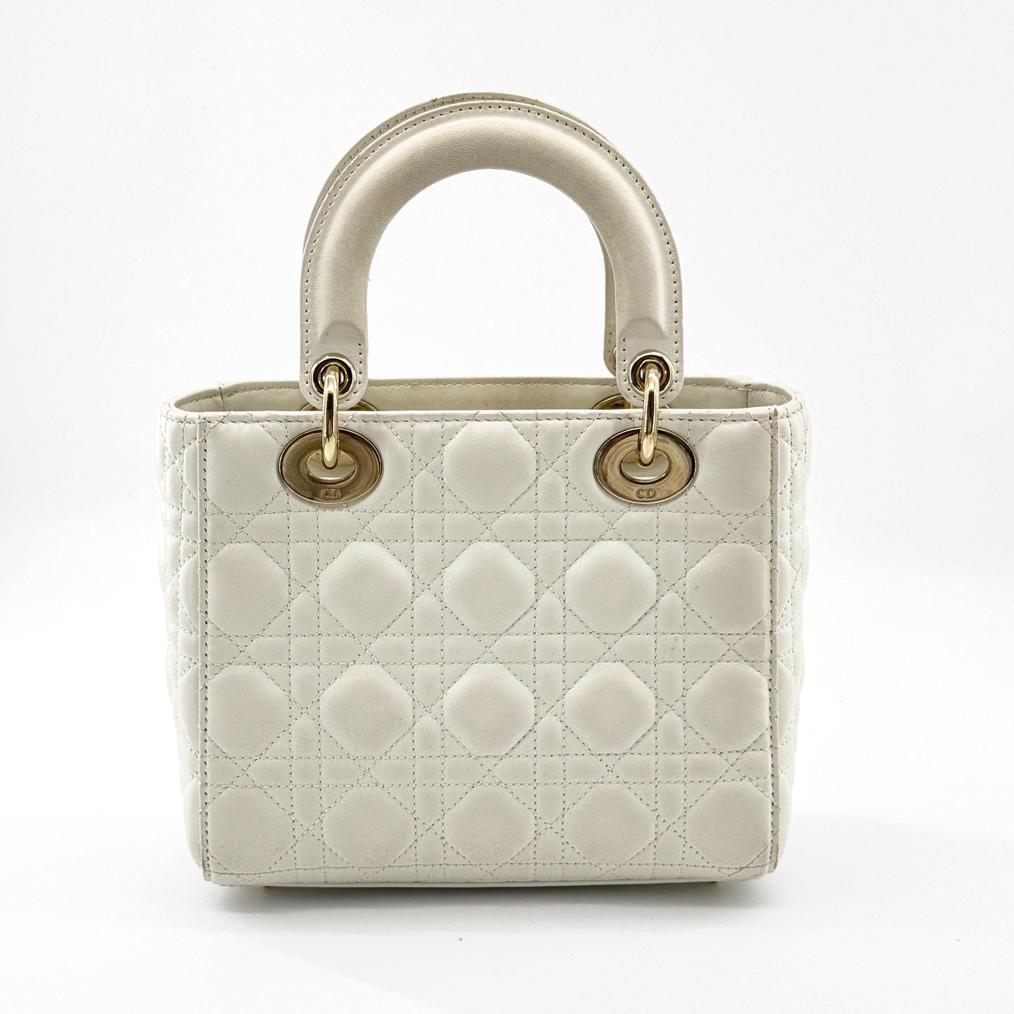 Dior Lady Dior Leather White JG010-016000328082 - view 6