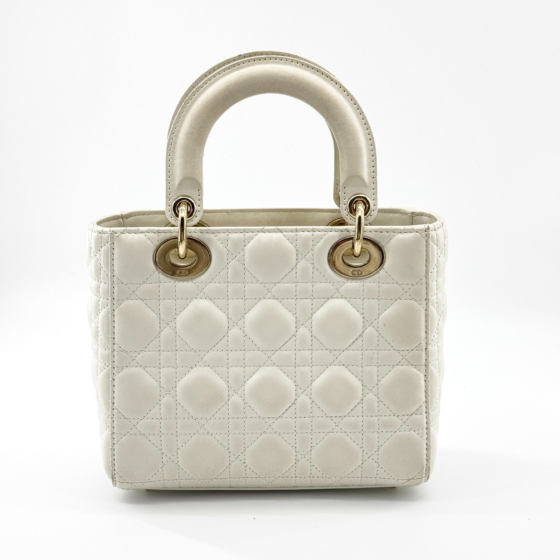 Dior Lady Dior Leather White JG010-016000328082 - view 6