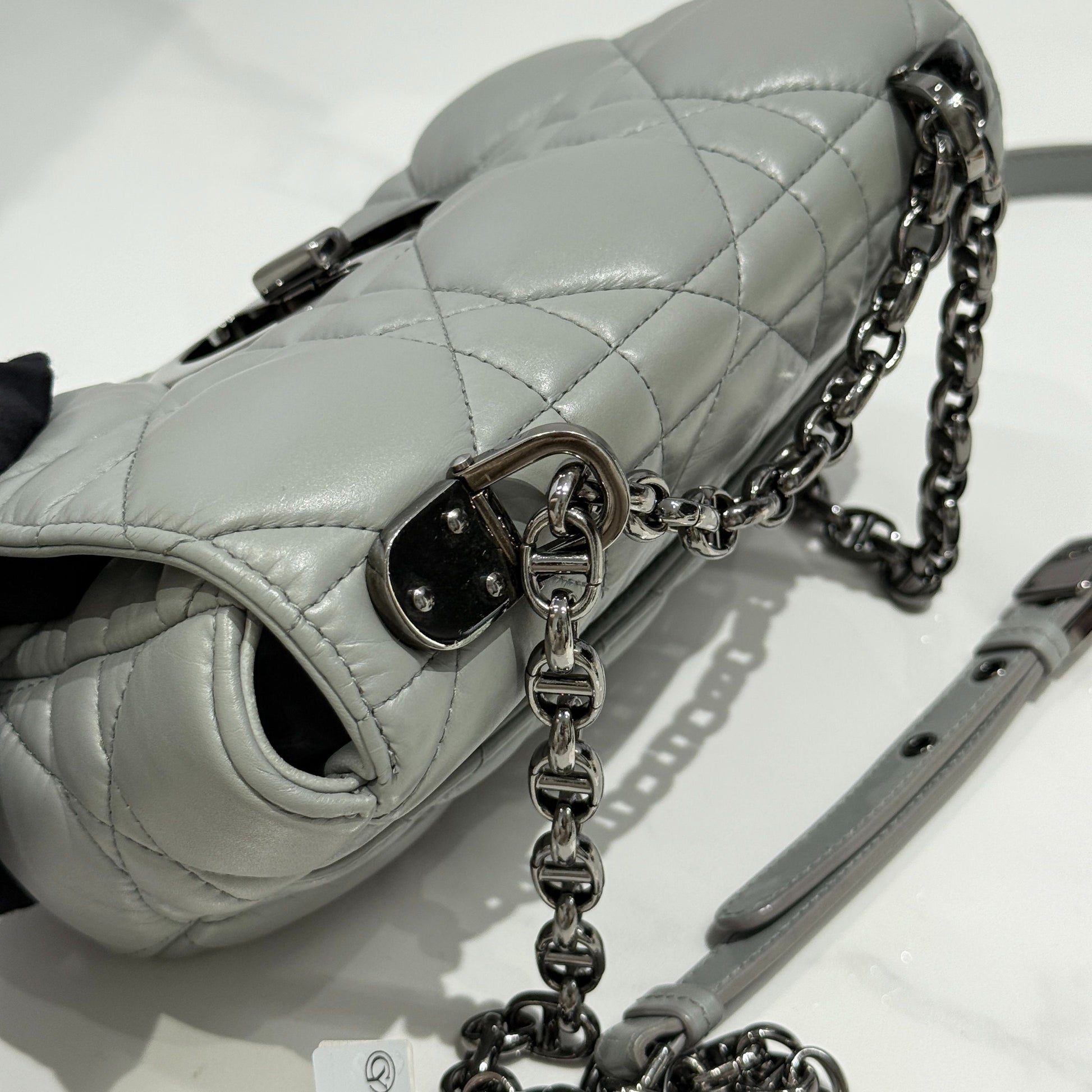 Dior Caro Leather Grey JG010-009000328089 - view 9