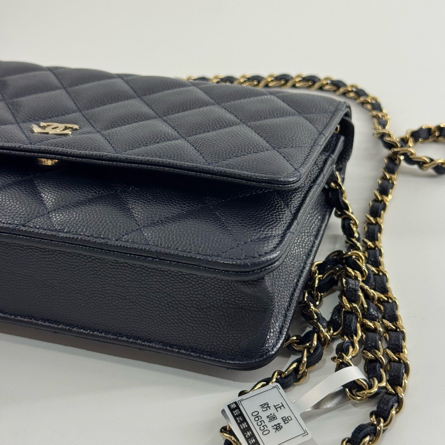 Chanel WOC Leather Navy JG010-016000328067 - view 12