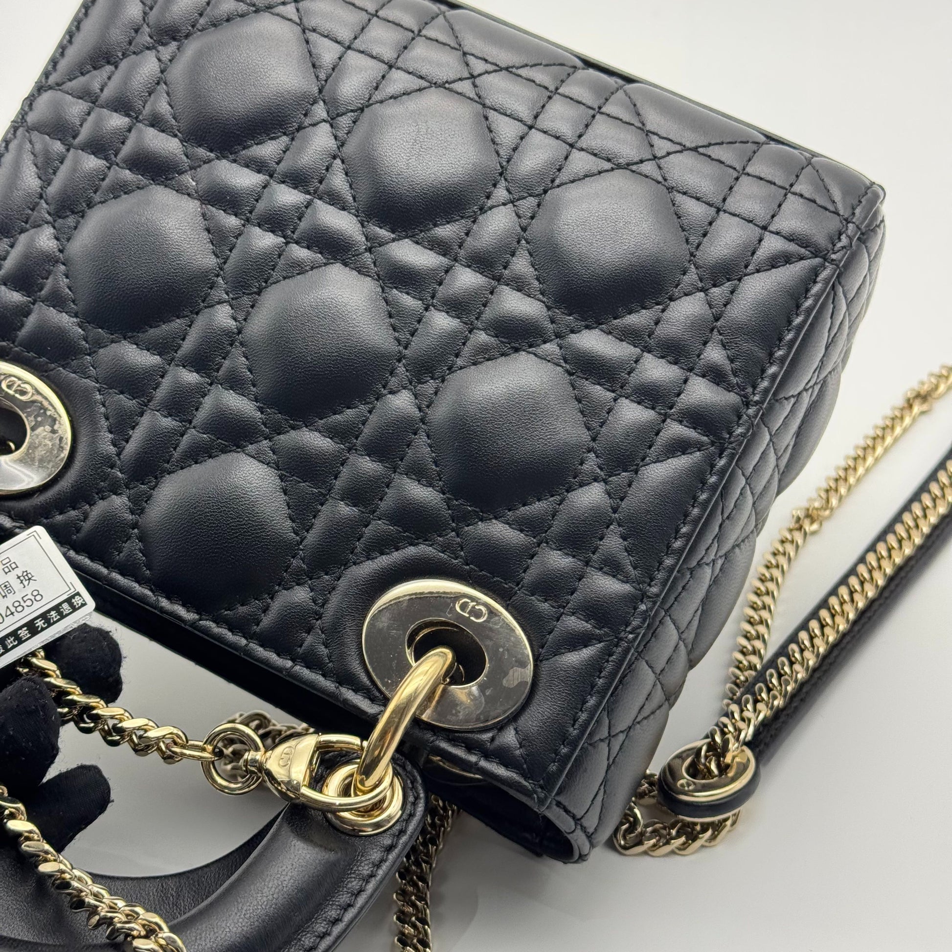 Dior Lady Dior Leather Black JG010-019500328045 - view 9