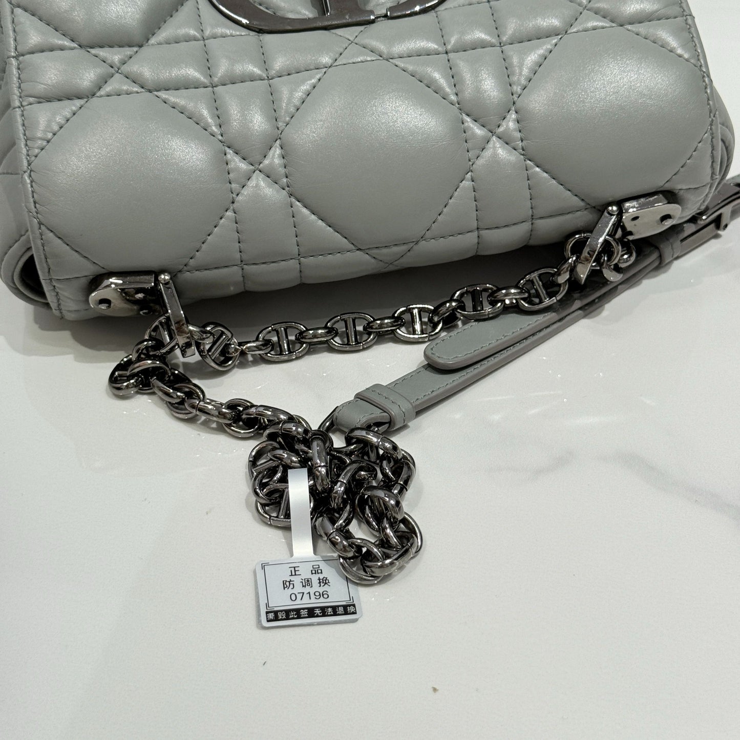 Dior Caro Leather Grey JG010-009000328089 - view 5