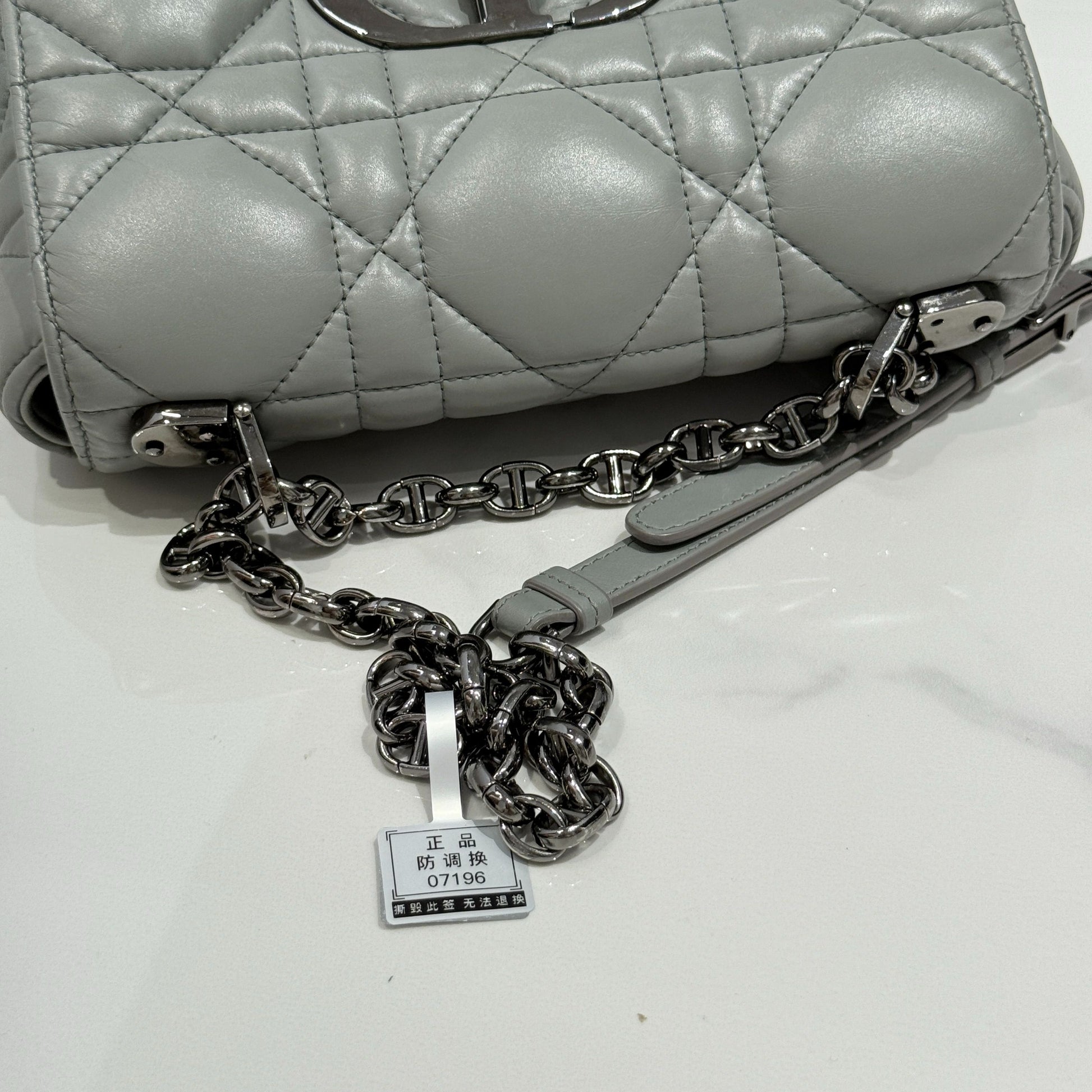 Dior Caro Leather Grey JG010-009000328089 - view 5