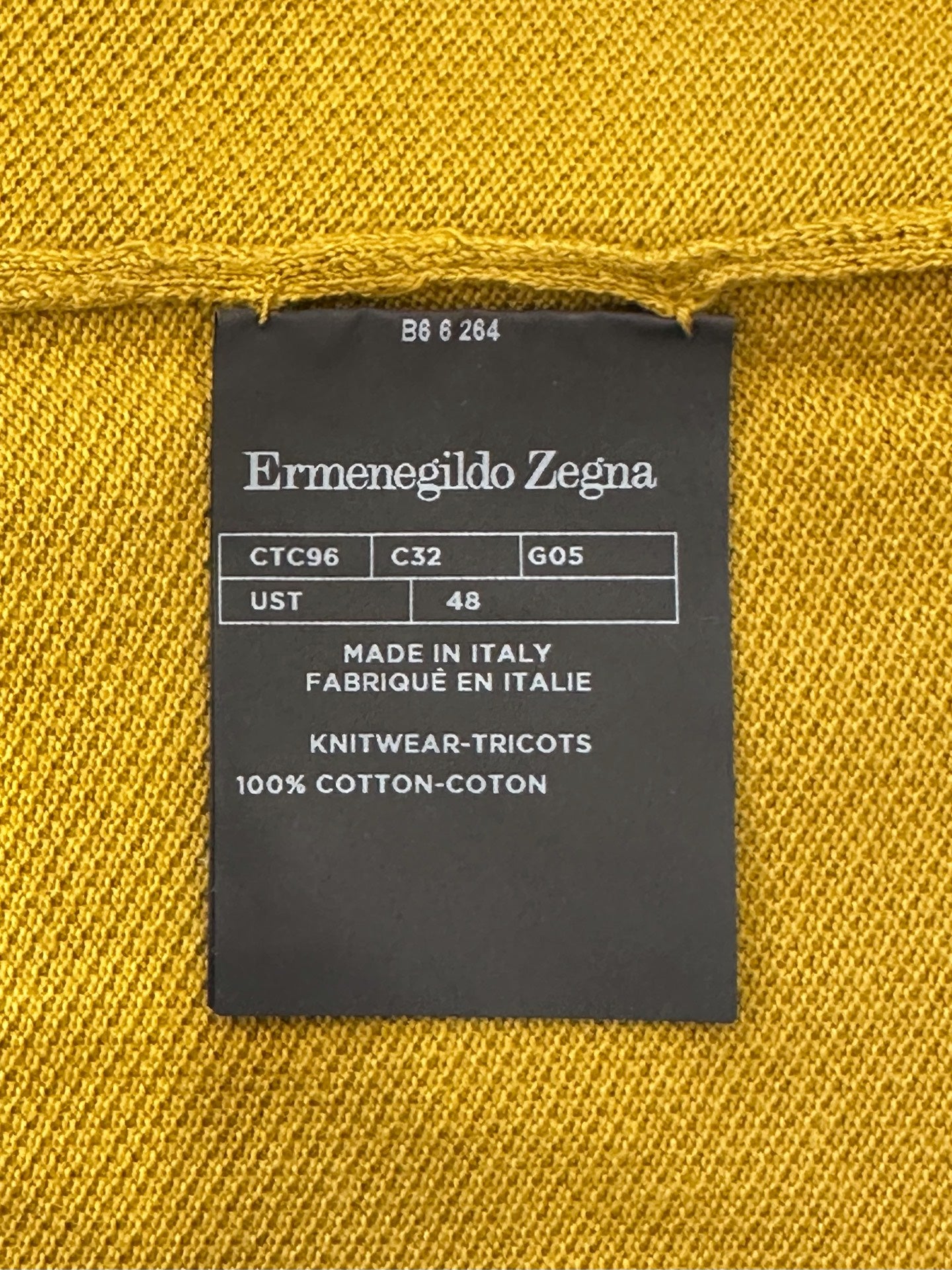 Ermenegildo Zegna - Couture XXX - Cotton - Yellow - (48)
