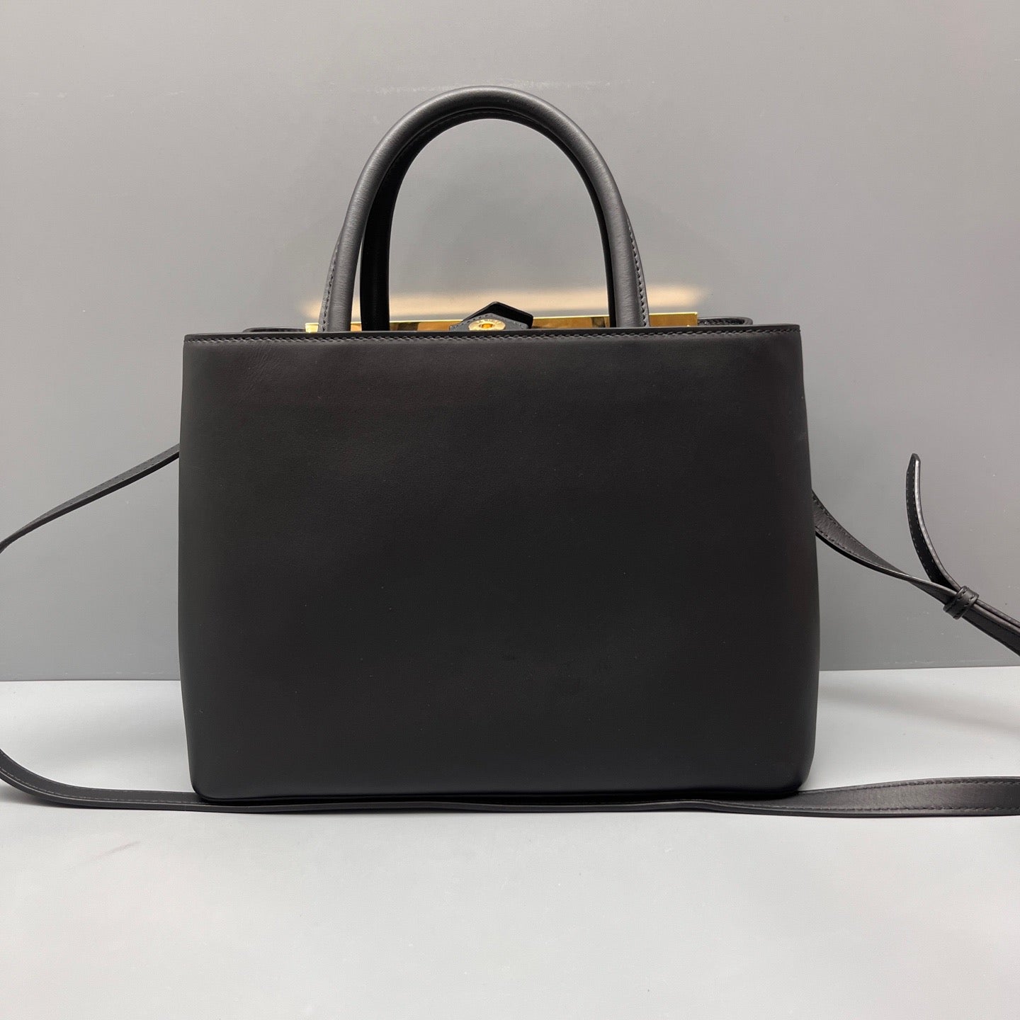 Fendi - 2Jours Monster Eyes Tote - Leather - Black - (Medium)