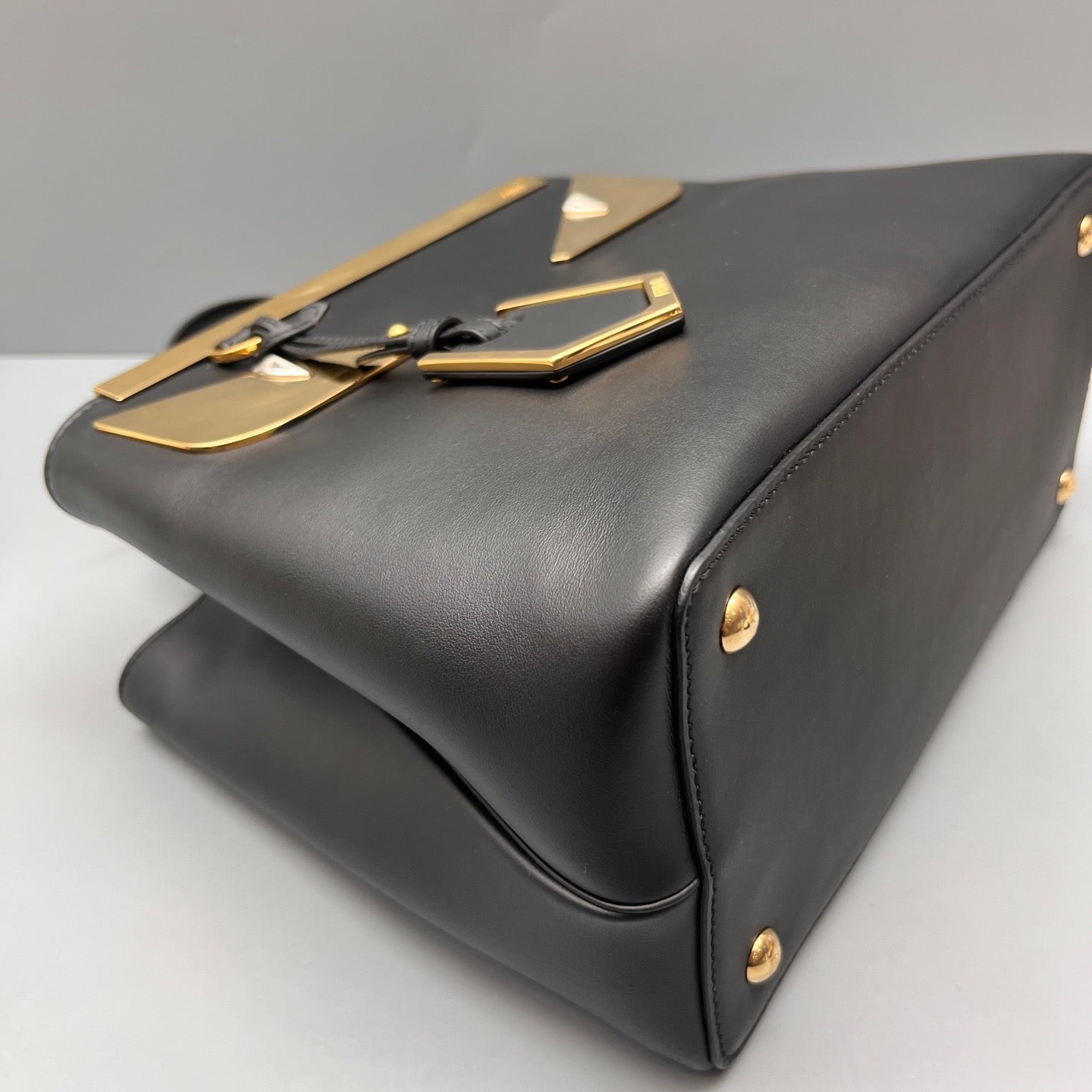 Fendi - 2Jours Monster Eyes Tote - Leather - Black - (Medium)