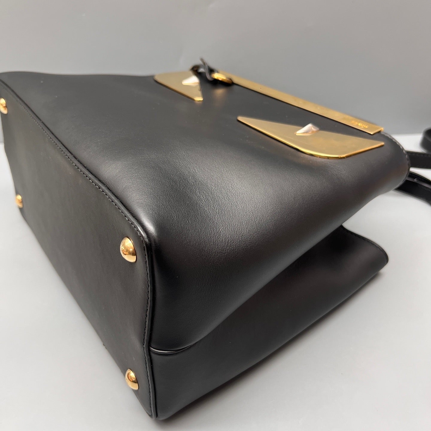 Fendi - 2Jours Monster Eyes Tote - Leather - Black - (Medium)