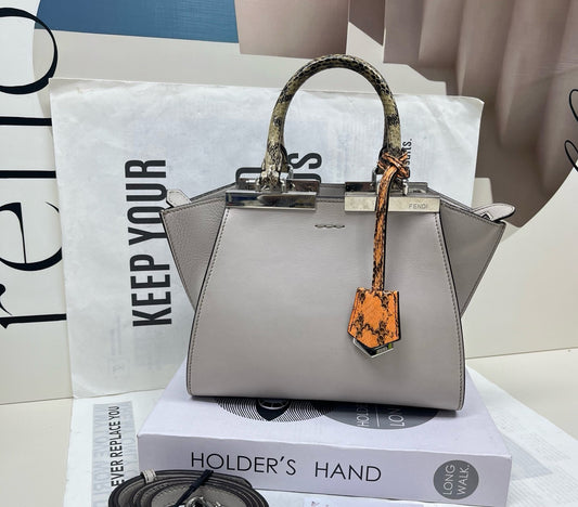 Fendi - 3Jours - Leather - Grey - (mini)