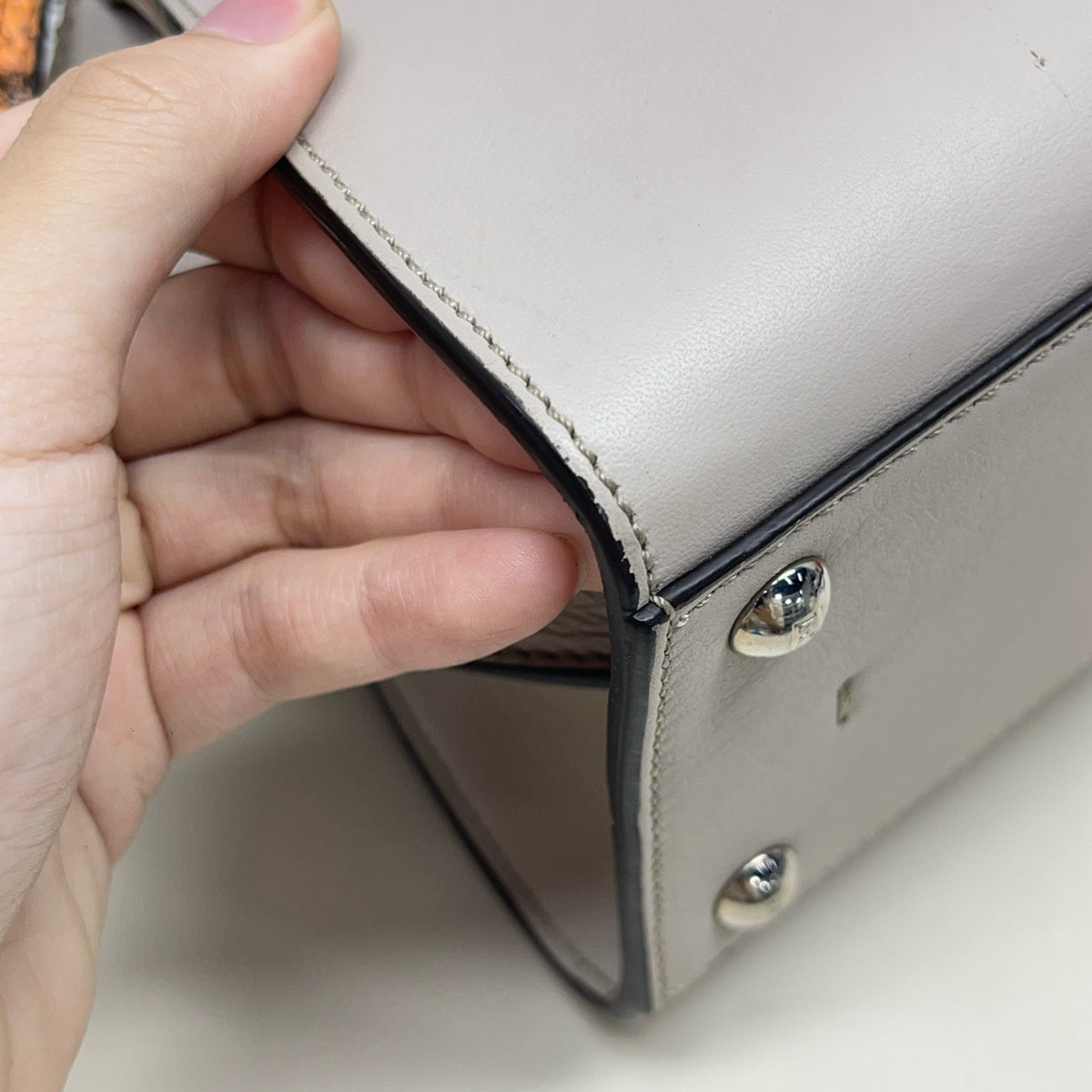Fendi - 3Jours - Leather - Grey - (mini)