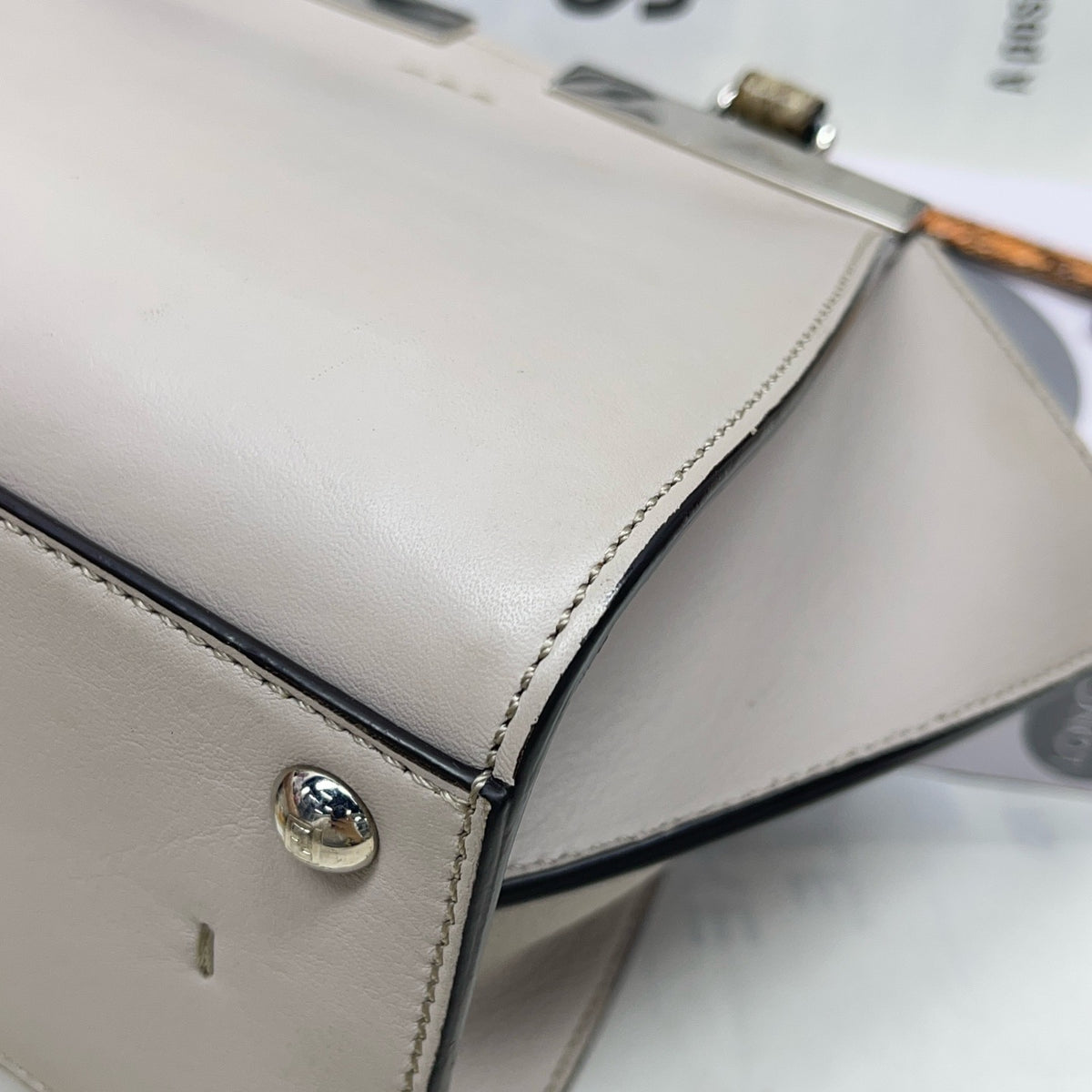 Fendi - 3Jours - Leather - Grey - (mini)