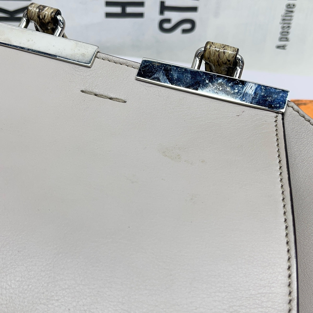 Fendi - 3Jours - Leather - Grey - (mini)