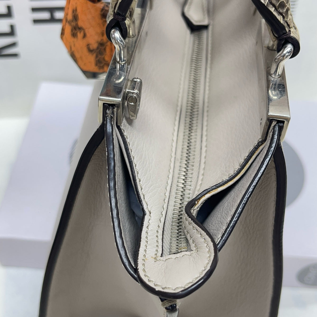Fendi - 3Jours - Leather - Grey - (mini)