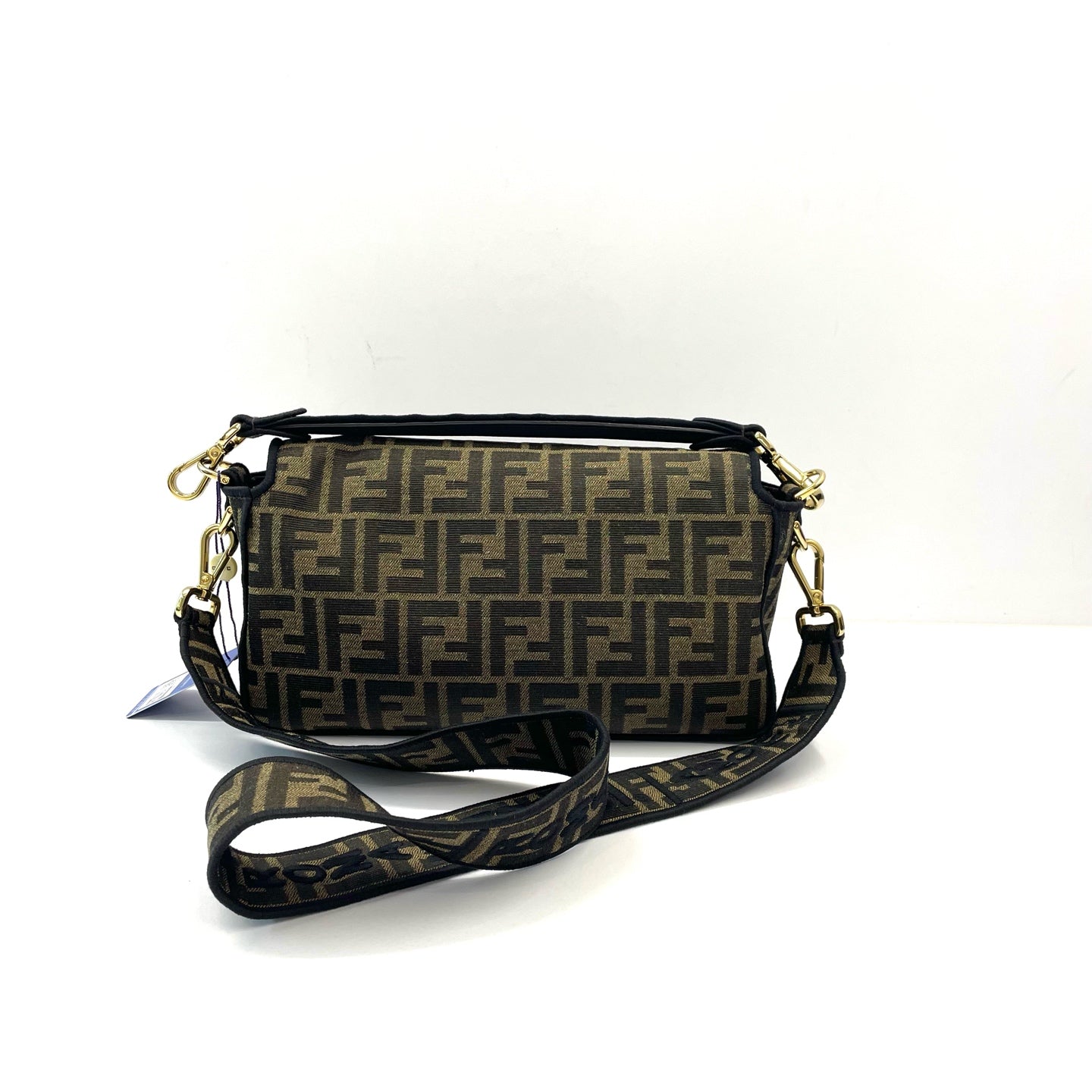 Fendi - Baguette - Cloth - Brown
