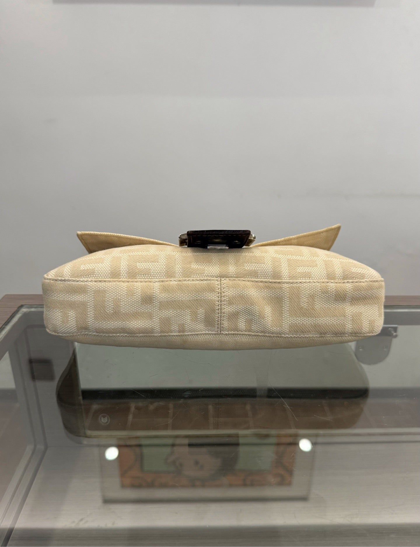 Fendi - Baguette Bag - Cloth - Beige - (small)