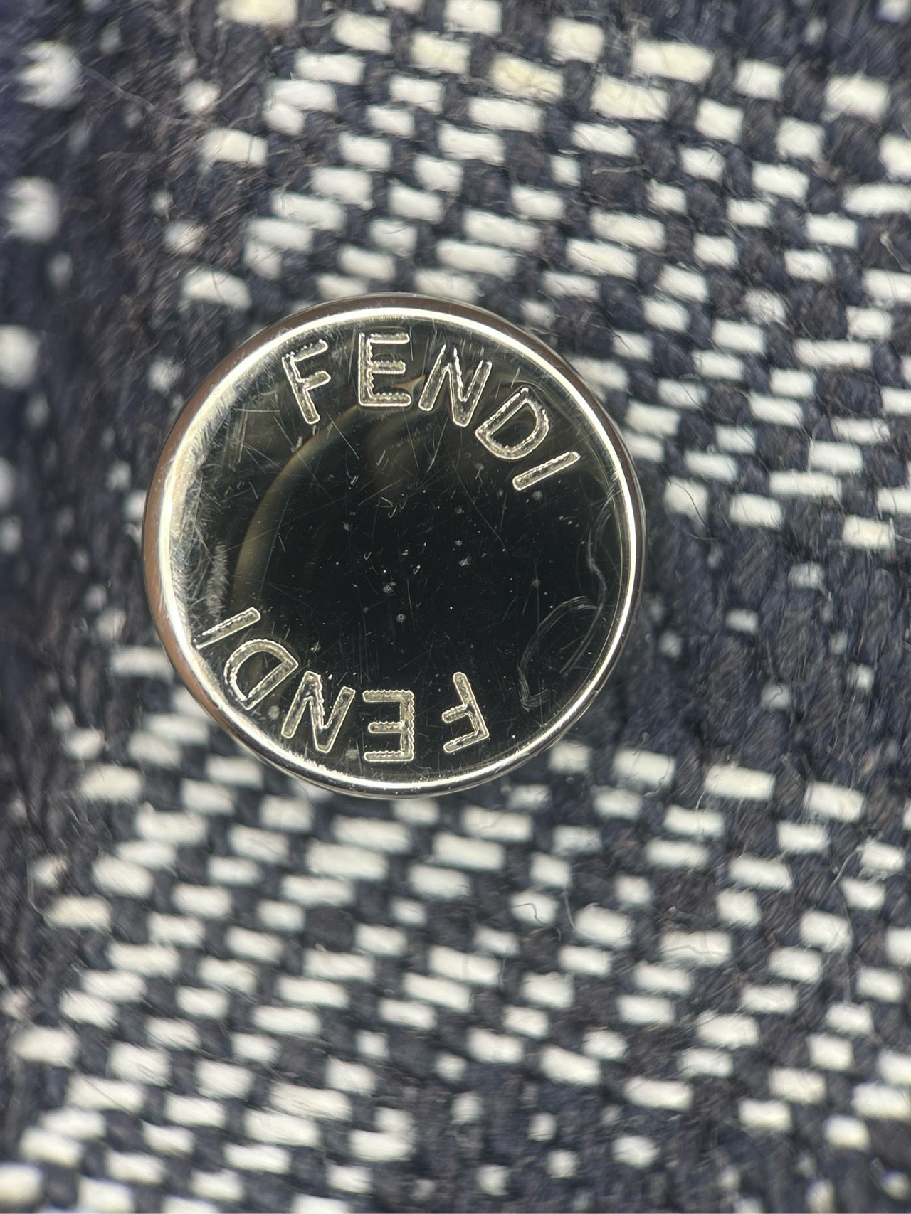 Fendi - Baguette Box - Denim - Jeans - Blue - (mini)