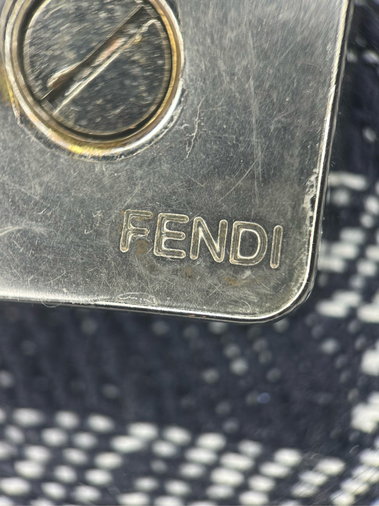 Fendi - Baguette Box - Denim - Jeans - Blue - (mini)