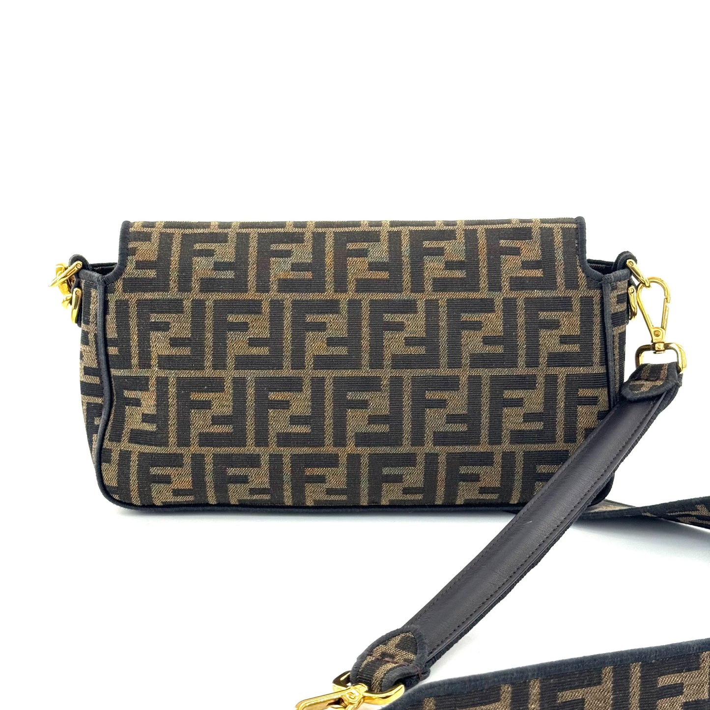 Fendi - Baguette - Canvas and Leather - Brown - (Medium)