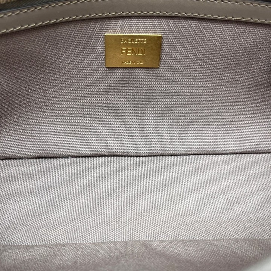 Fendi - Baguette - Cloth - Beige - (Small)