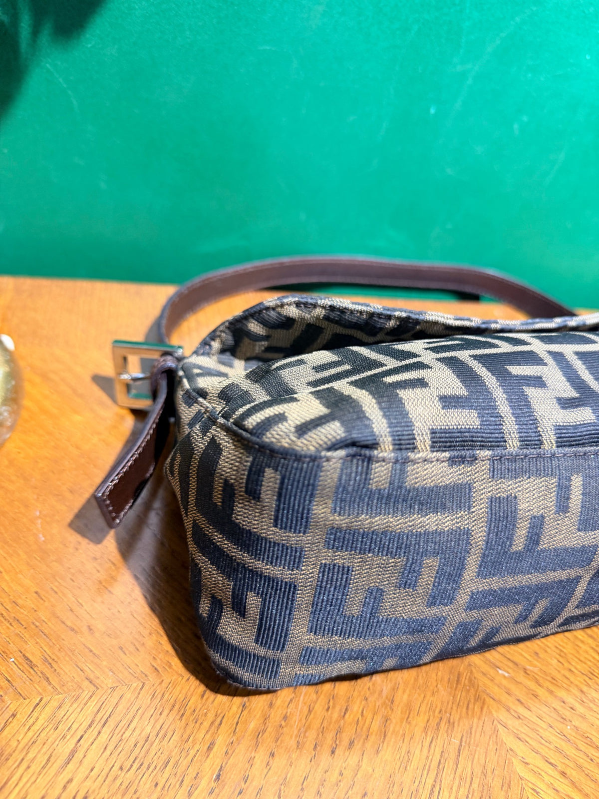 Fendi - Baguette - Cloth - Brown