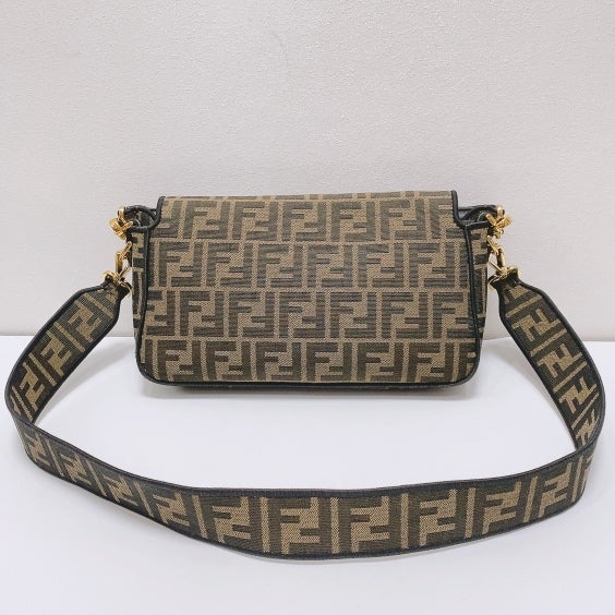 Fendi - Baguette - Cloth - Brown - (medium)