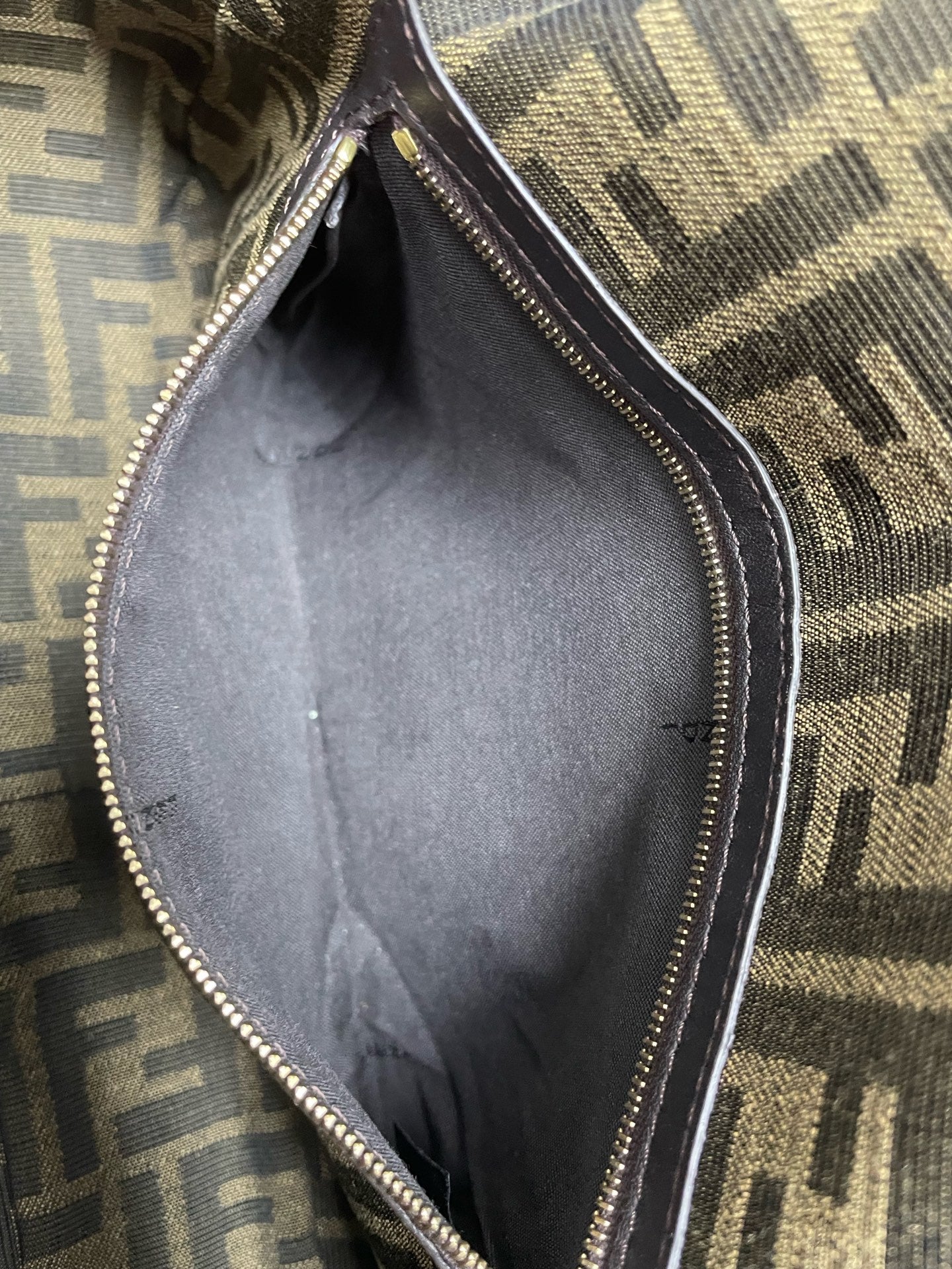 Fendi - Baguette - Cloth - Brown - (medium)