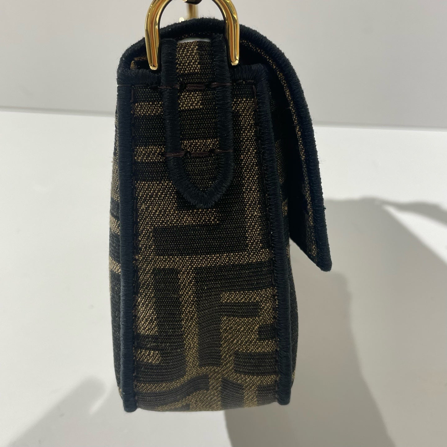 Fendi - Baguette - Cloth - Brown - (mini)
