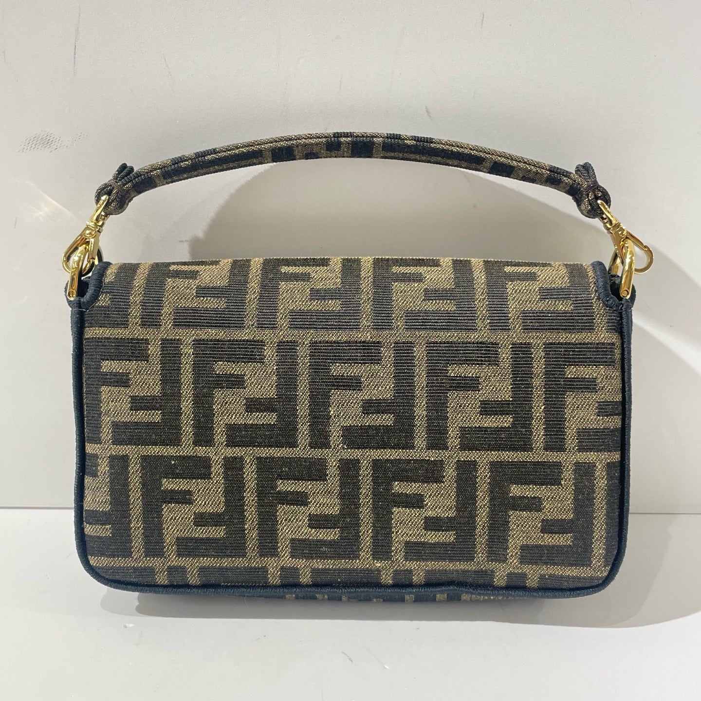 Fendi - Baguette - Cloth - Brown - (mini)