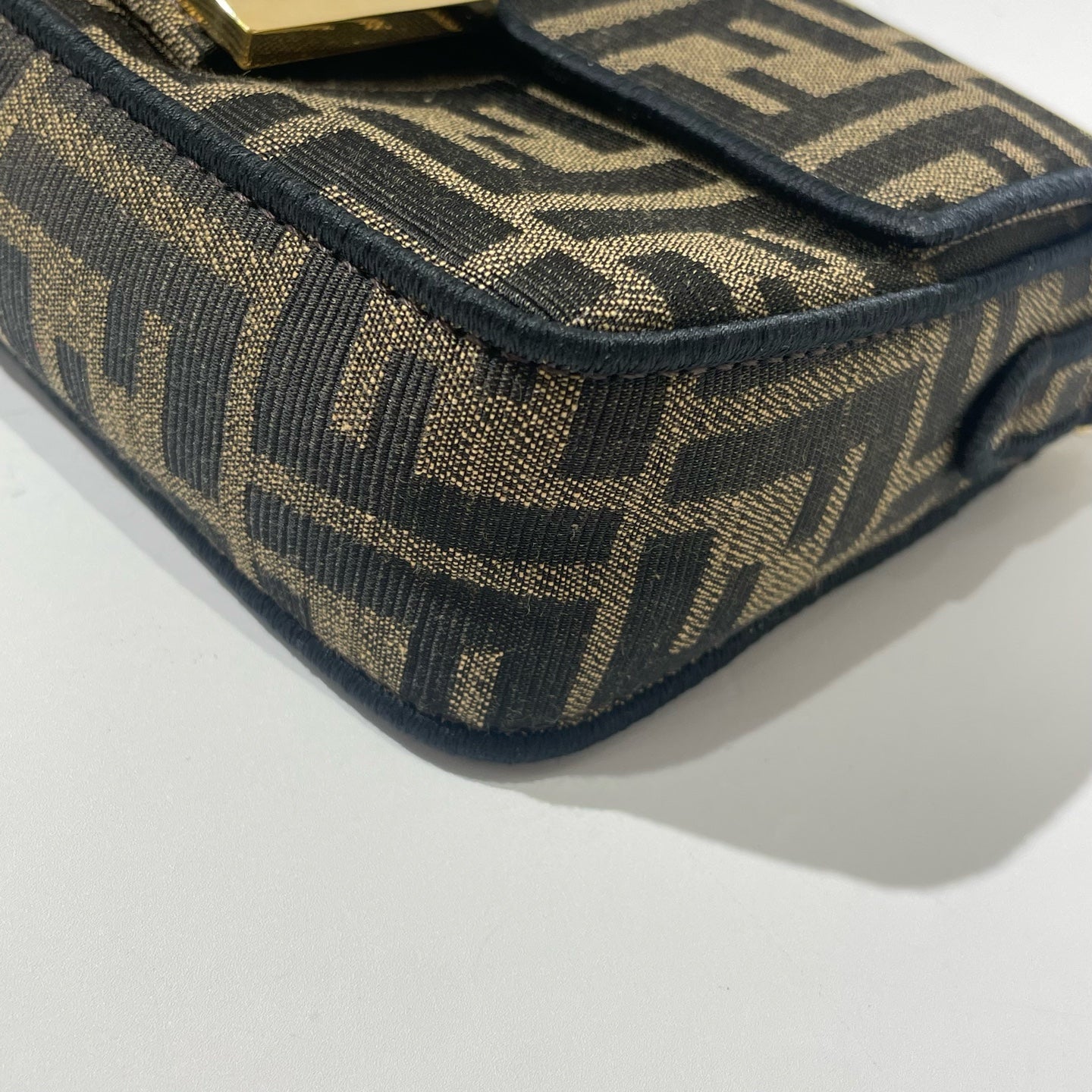 Fendi - Baguette - Cloth - Brown - (mini)