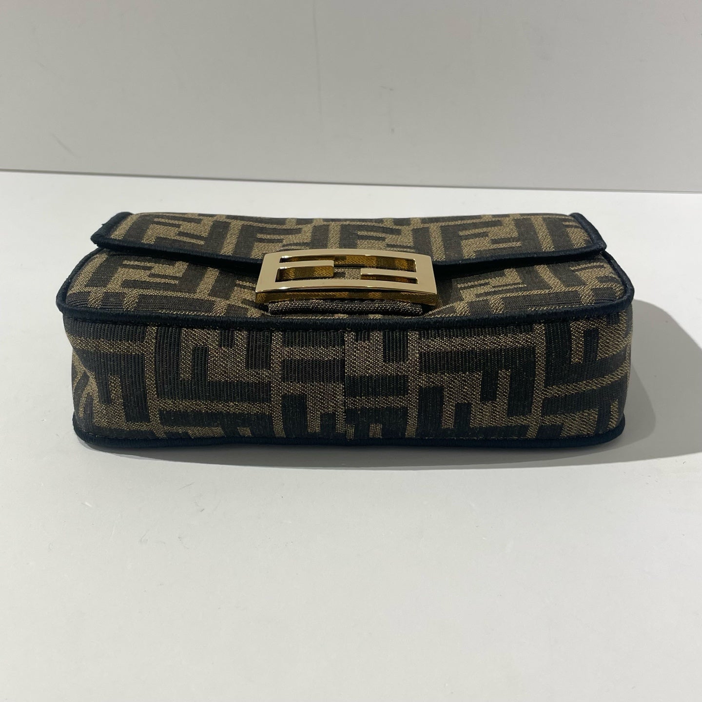 Fendi - Baguette - Cloth - Brown - (mini)